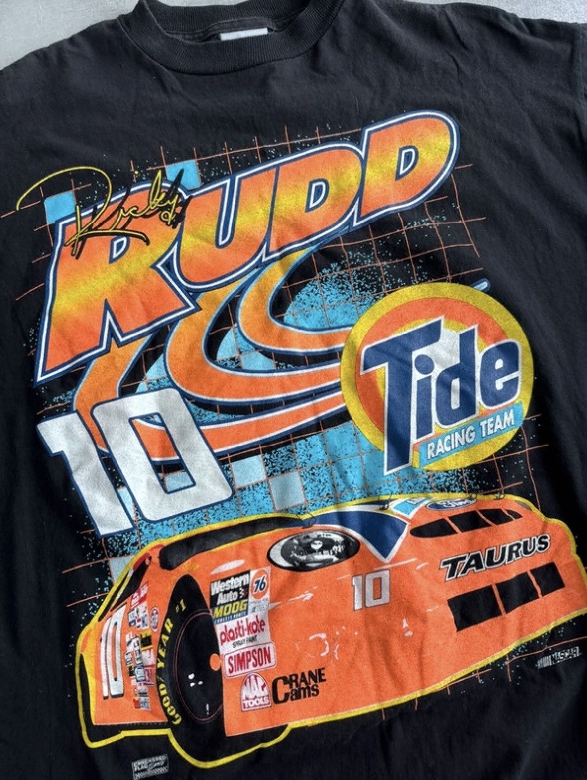 Vintage Vintage Ricky Rudd T-shirt 90' Size US XL / EU 56 / 4 - 2 Thumbnail