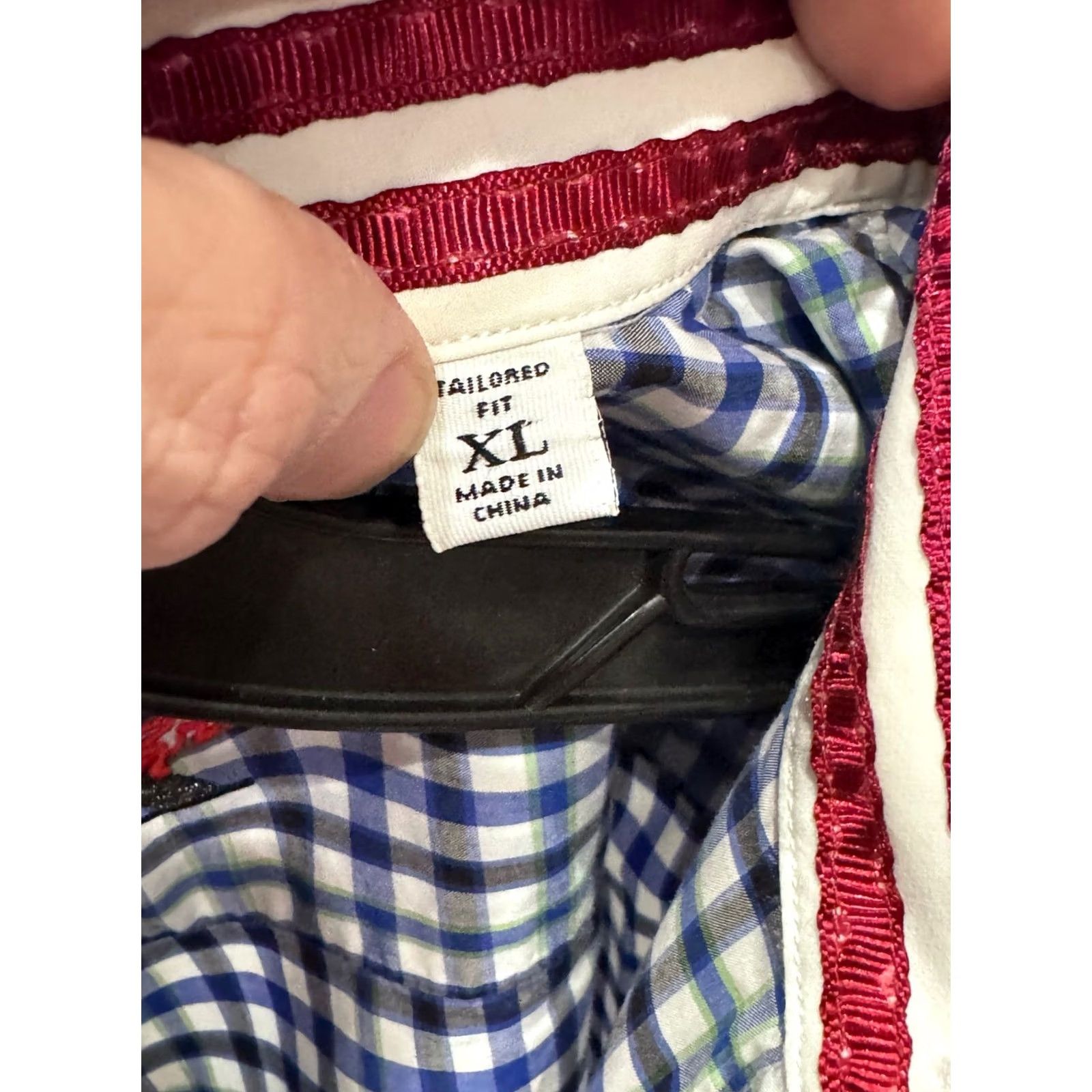 Robert Graham Robert Graham Shirt XL Multicolor Check Short Sleeve Button Up Mens Size US XL / EU 56 / 4 - 6 Thumbnail