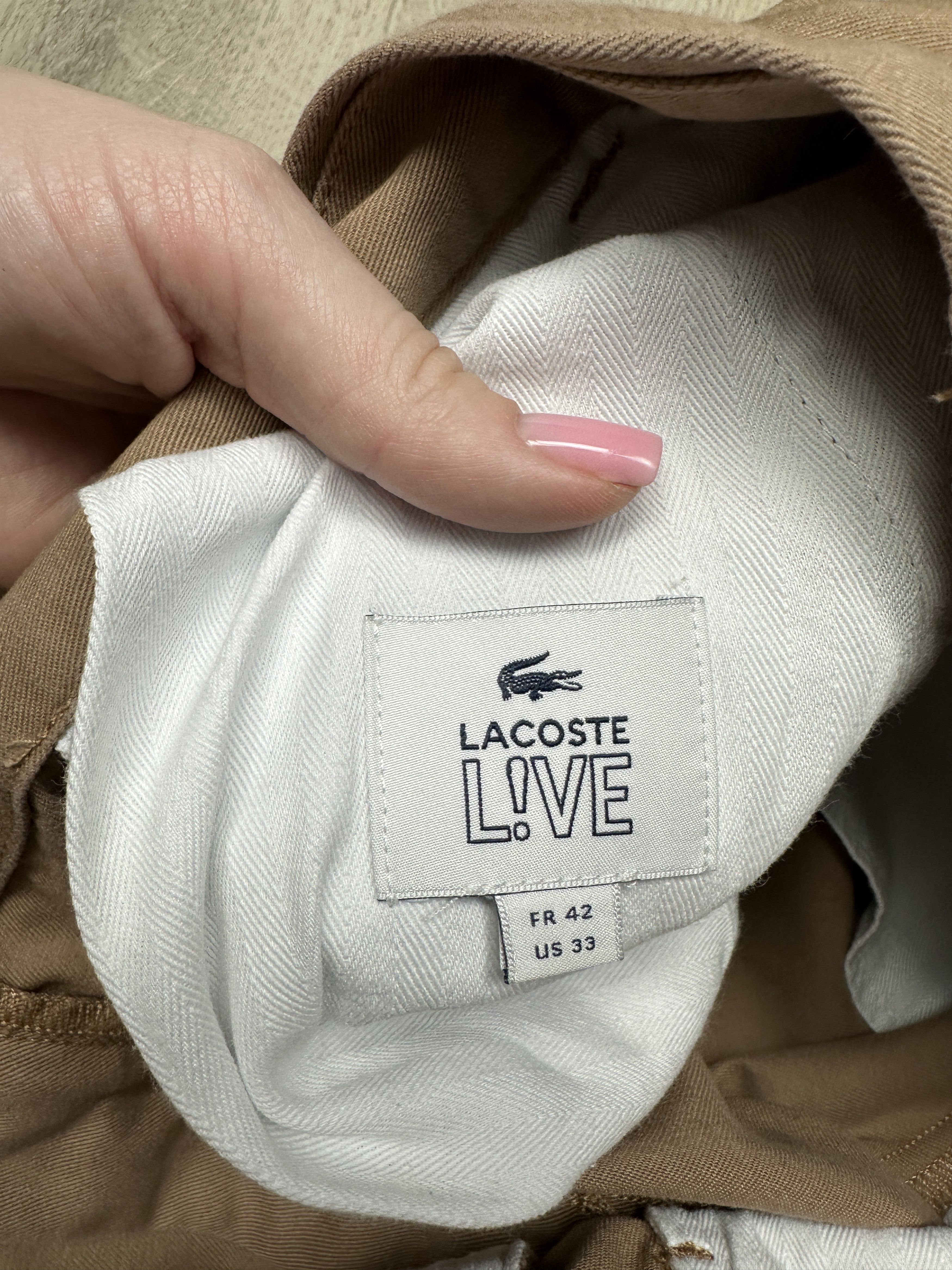 Lacoste Lacoste Live Mens Chino Pants Size US 33 - 9 Thumbnail