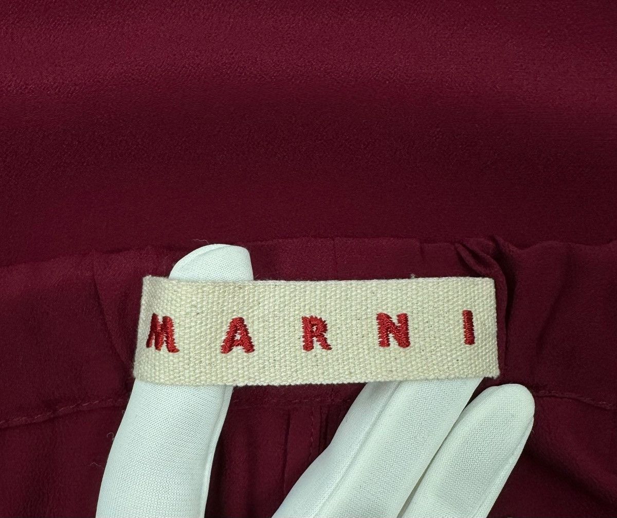 Marni Marni Acetate-Silk Trousers size 42 Size 28" / US 6 / IT 42 - 11 Thumbnail
