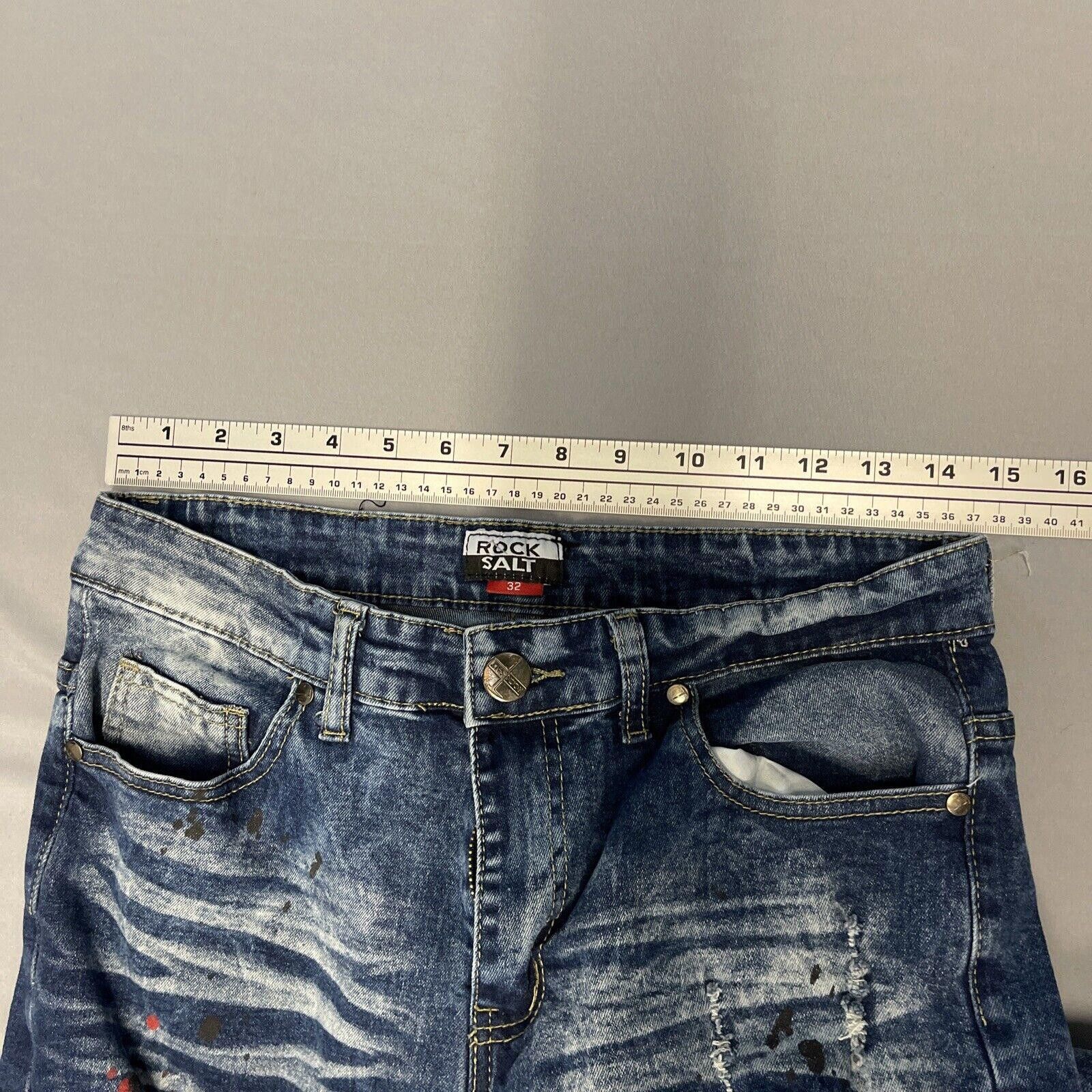 Designer Rock Salt Jeans Skinny fit- Paint Splatter 32 Size US 32 / EU 48 - 5 Thumbnail
