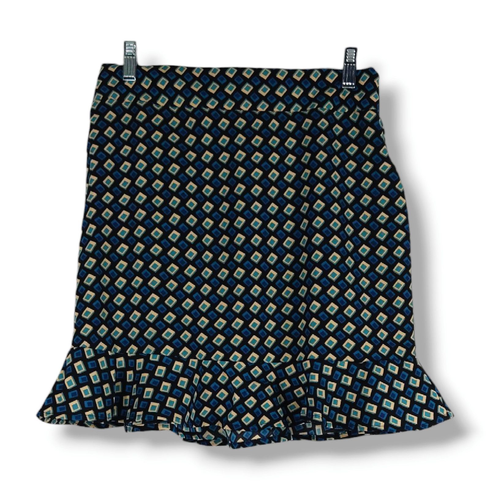 Other Preppy Diamond Mini Skirt Ruffle Hem M NWT Band of the Free Size 29" - 2 Thumbnail