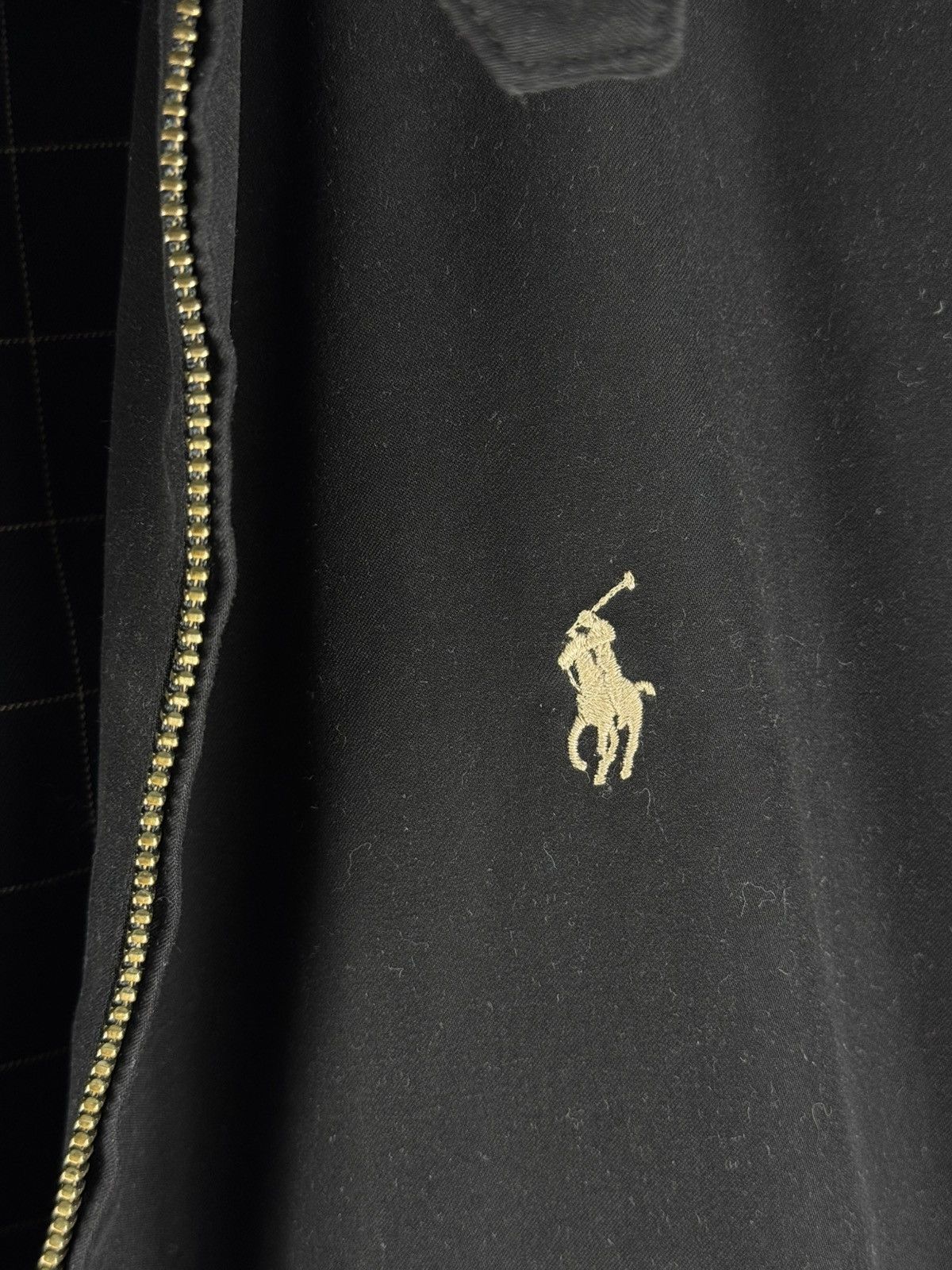 Polo Ralph Lauren Vintage Polo Ralph Lauren Zip Up Bomber Jacket Black Size US XL / EU 56 / 4 - 3 Thumbnail