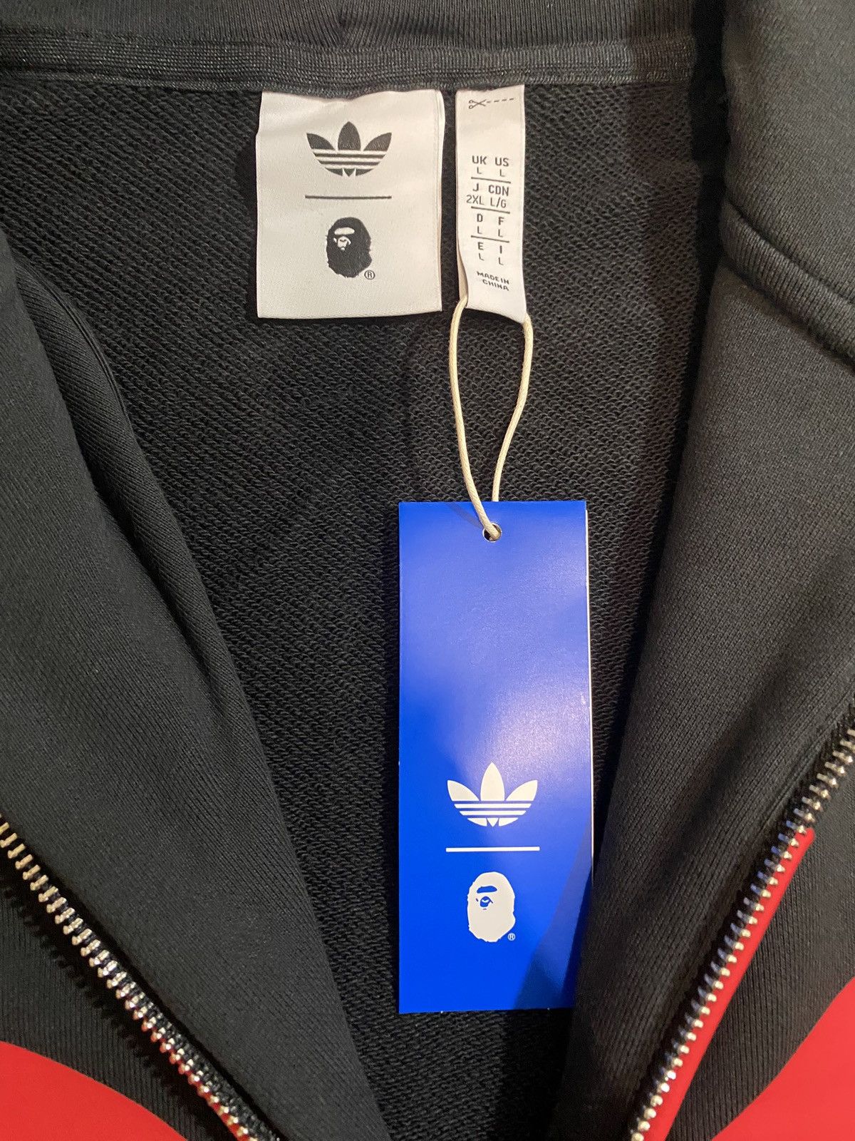 Bape Adidas X Bape Shark Hoodie Size US L / EU 52-54 / 3 - 11 Thumbnail