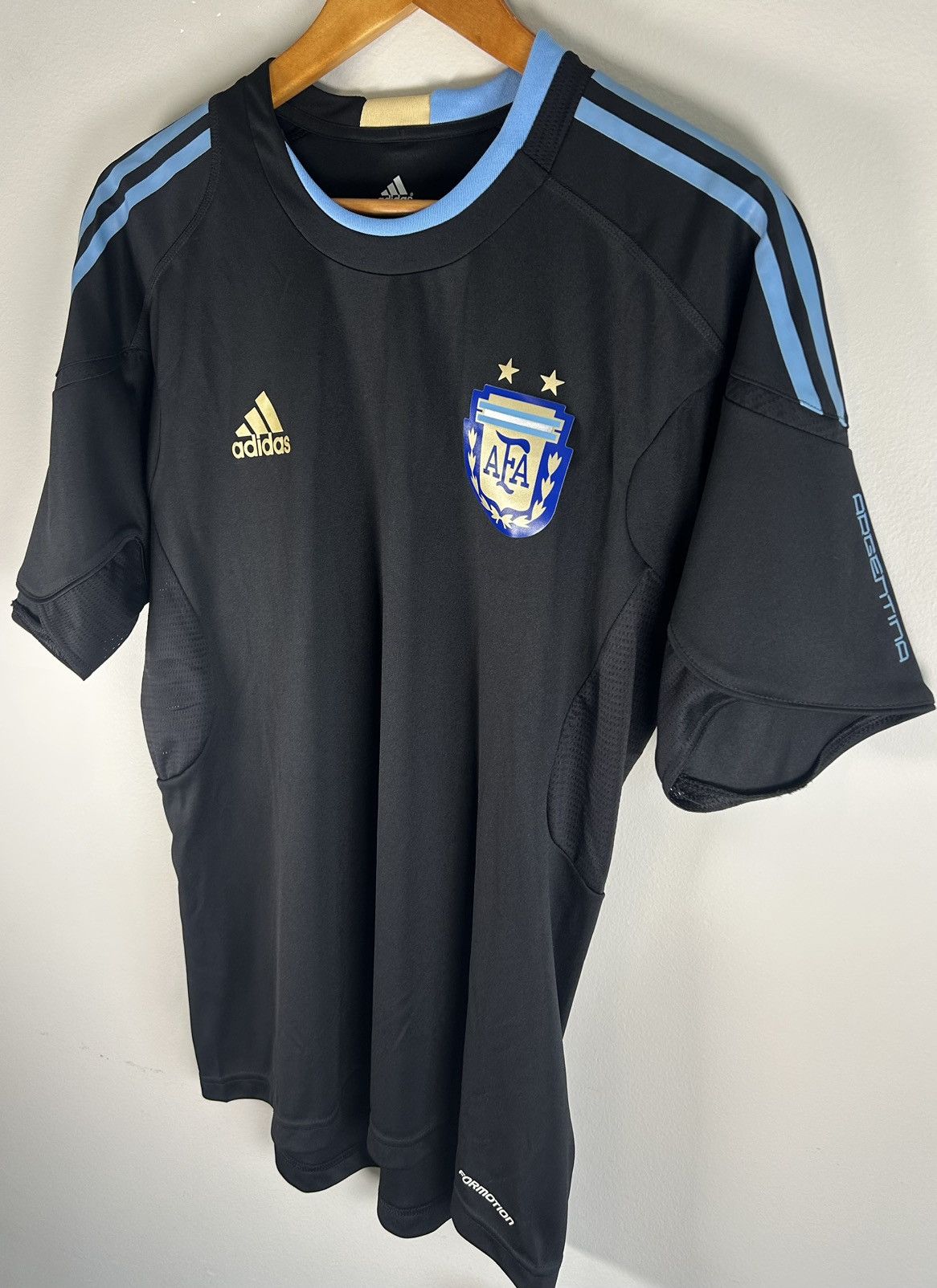 Adidas Adidas Argentina Soccer Jersey Retro 2010 Training Men's M Size US M / EU 48-50 / 2 - 3 Thumbnail