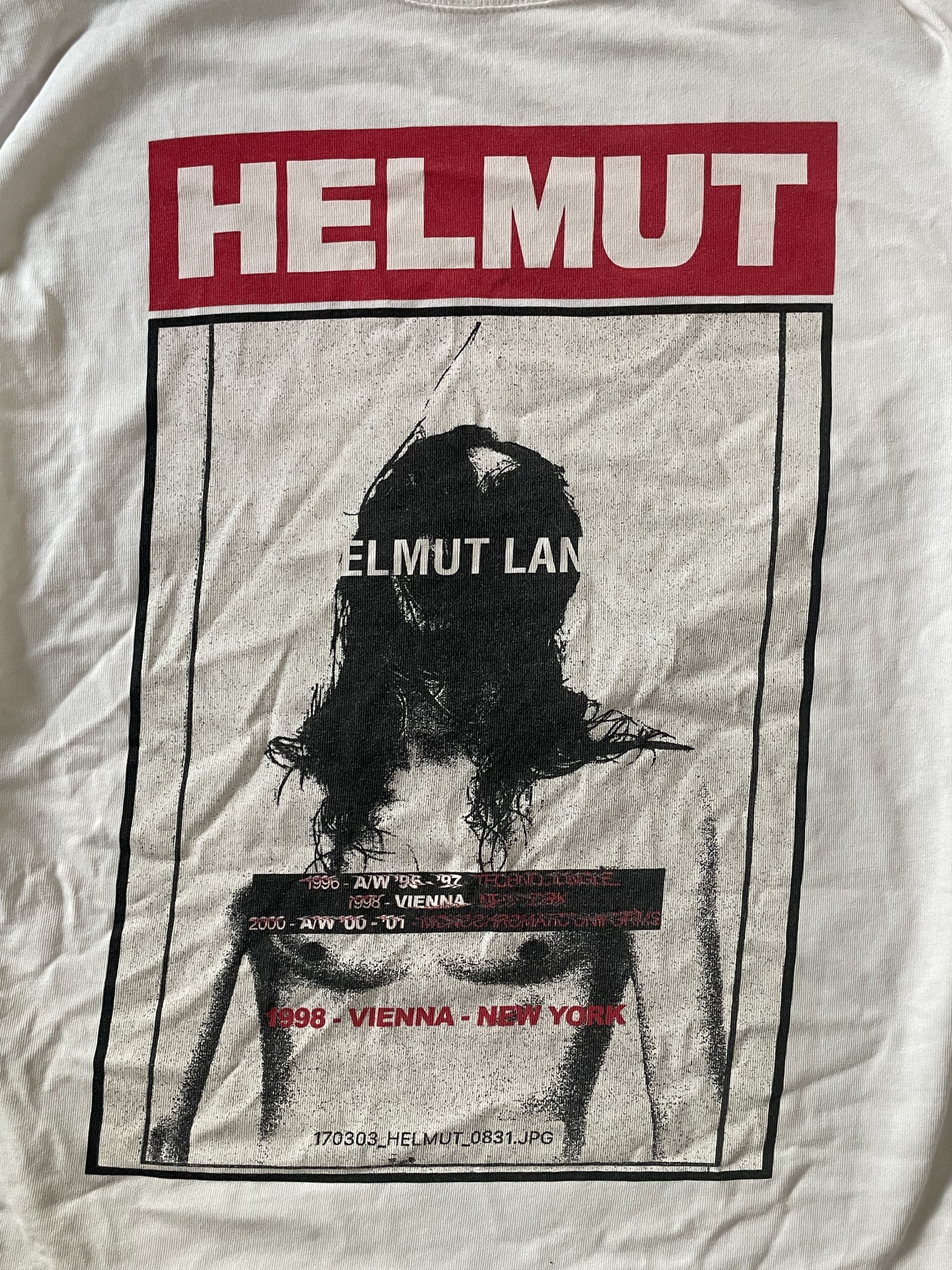 Helmut Lang Helmut Lang person logo shirt Size US XL / EU 56 / 4 - 2 Thumbnail