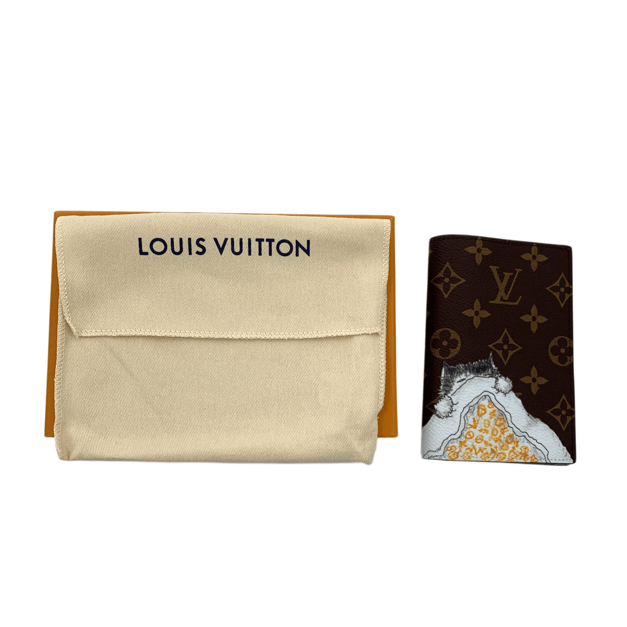 Louis Vuitton LV x GC Cat Passport Holder DB (10×14) Size ONE SIZE - 6 Thumbnail