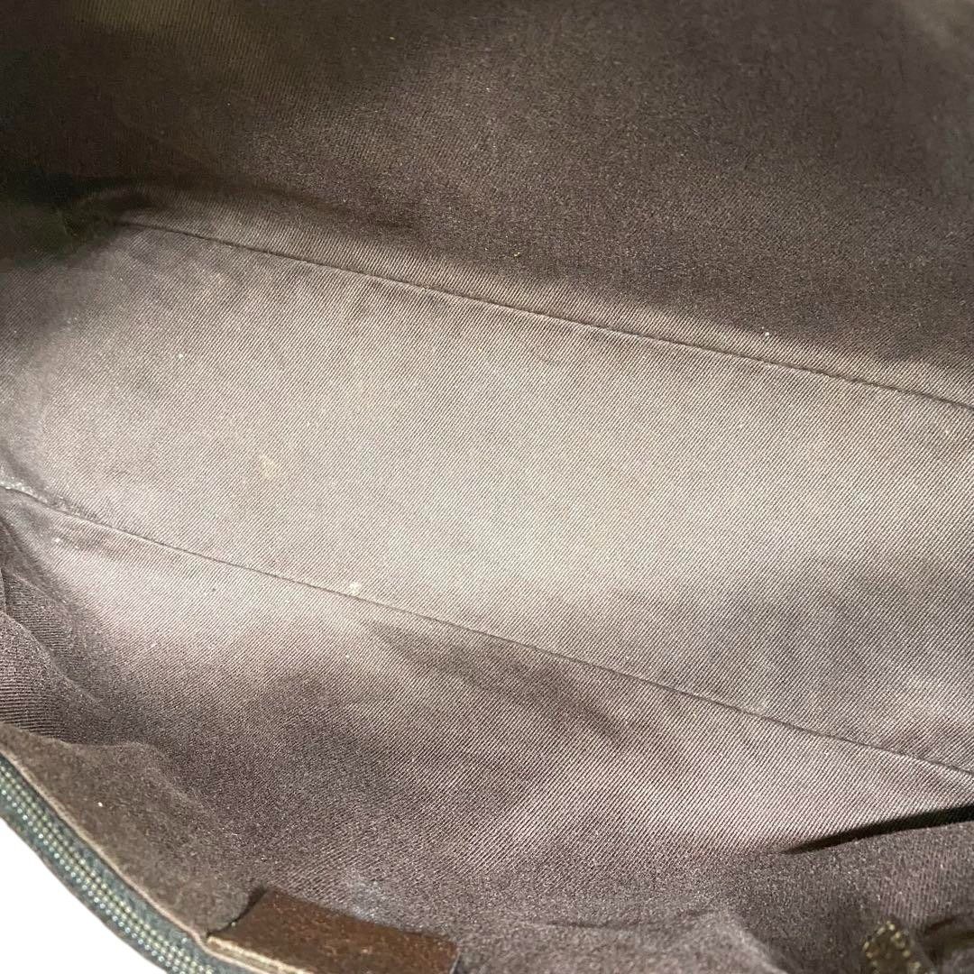 Gucci Gucci - Shoulder Bag Handbag Brown Monogram Leather GG Size ONE SIZE - 7 Thumbnail