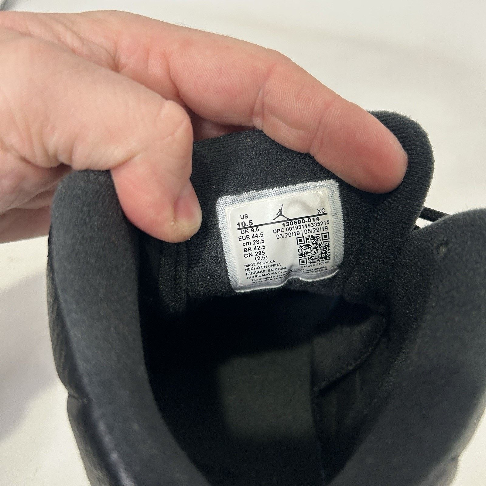 Jordan Brand Nike Air Jordan 12 Retro OG “Game Royal/Black Blue” 130690 Size US 10.5 / EU 43-44 - 9 Thumbnail