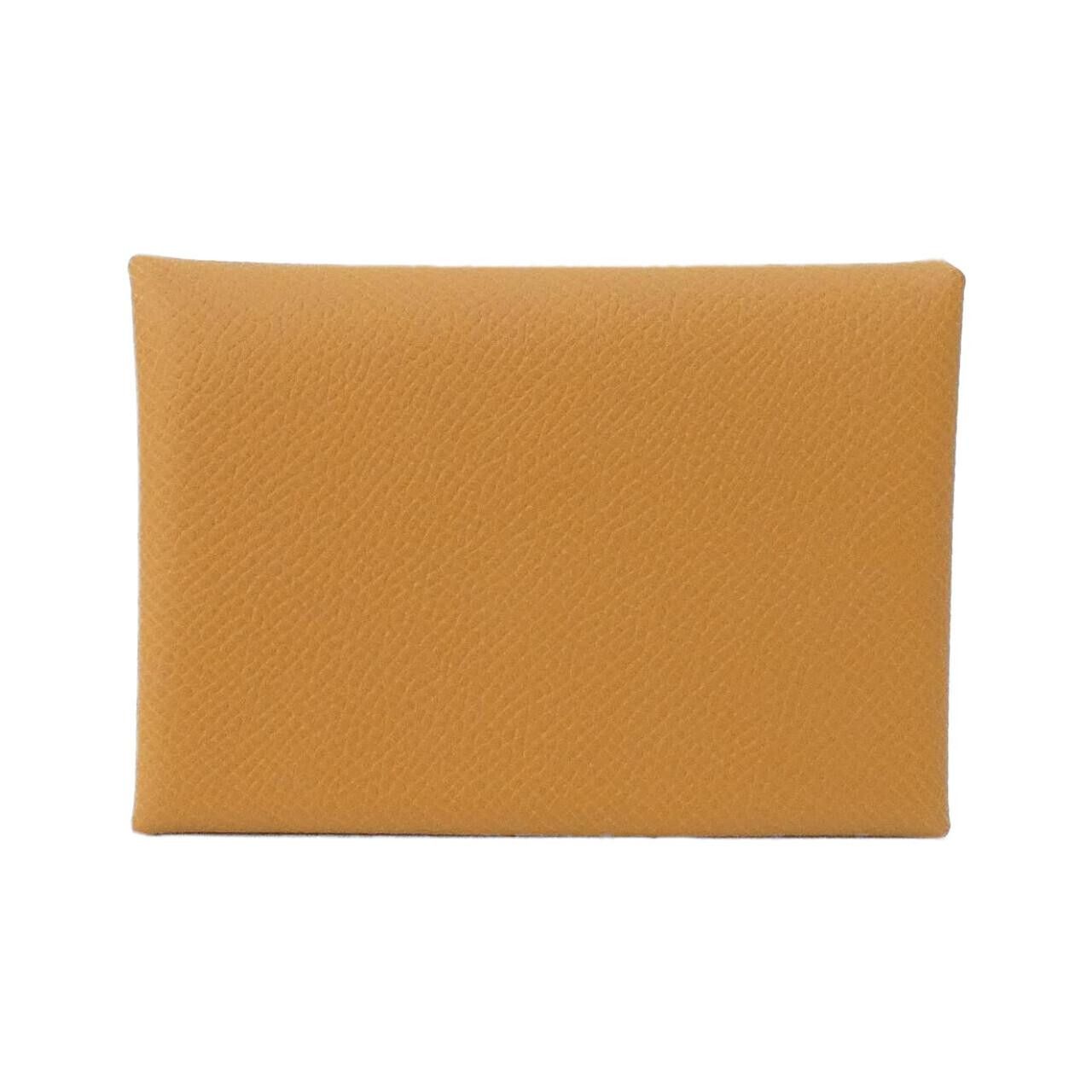 Hermes Hermes Hermes Calvi Duo Epsom Coin Case Leather Coin Case B DUTY FREE for USA Size ONE SIZE - 1 Thumbnail
