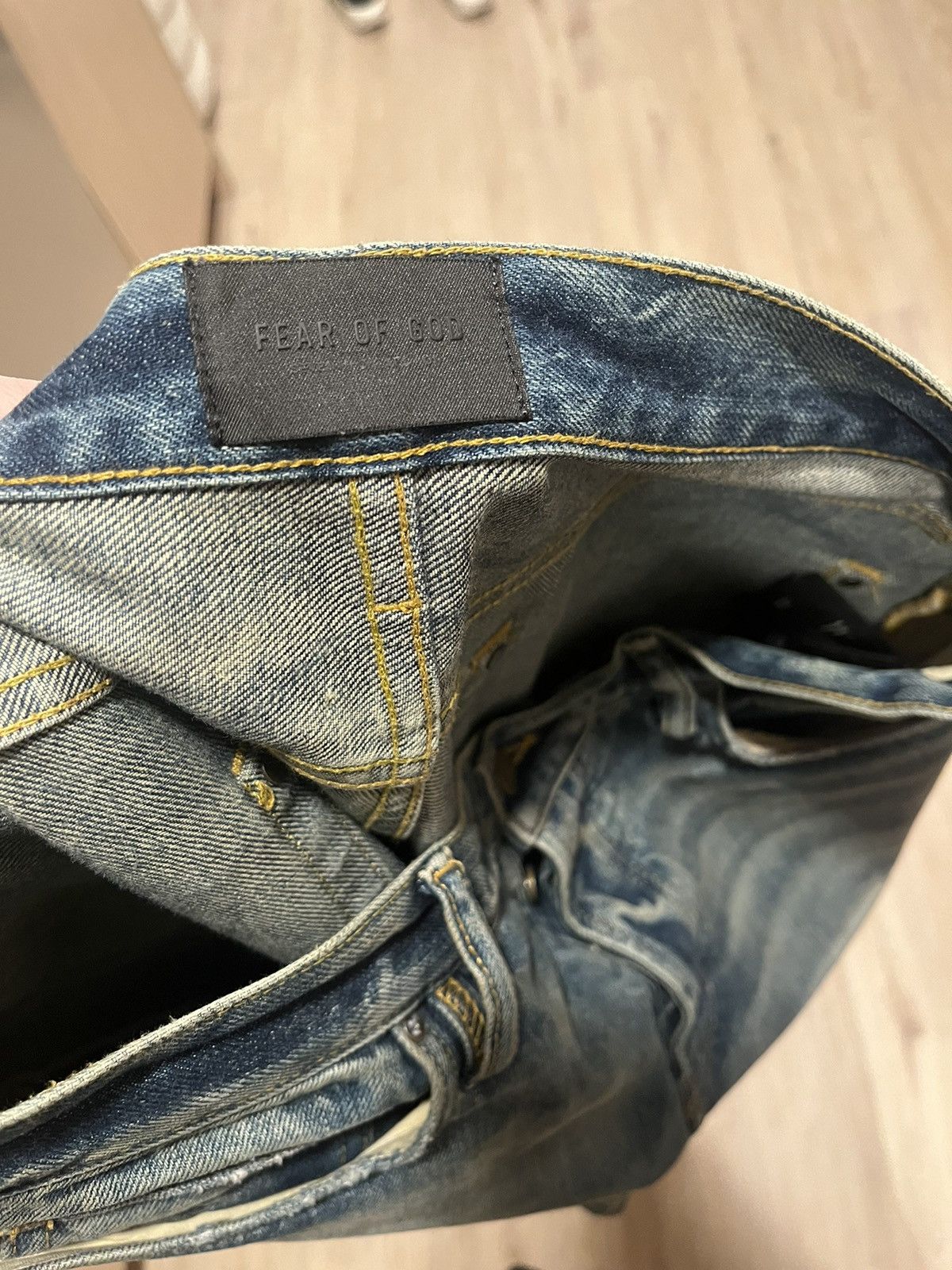Fear of God Seventh Collection Five-Pocket Jeans - 5 Year Indigo 