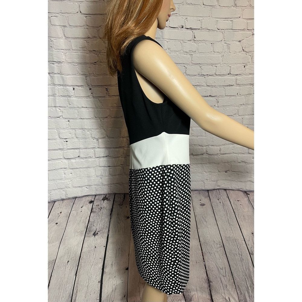 Tommy Hilfiger NWT New $129 Tommy Hilfiger Sleeveless Black White Dress Si Size M / US 6-8 / IT 42-44 - 3 Thumbnail