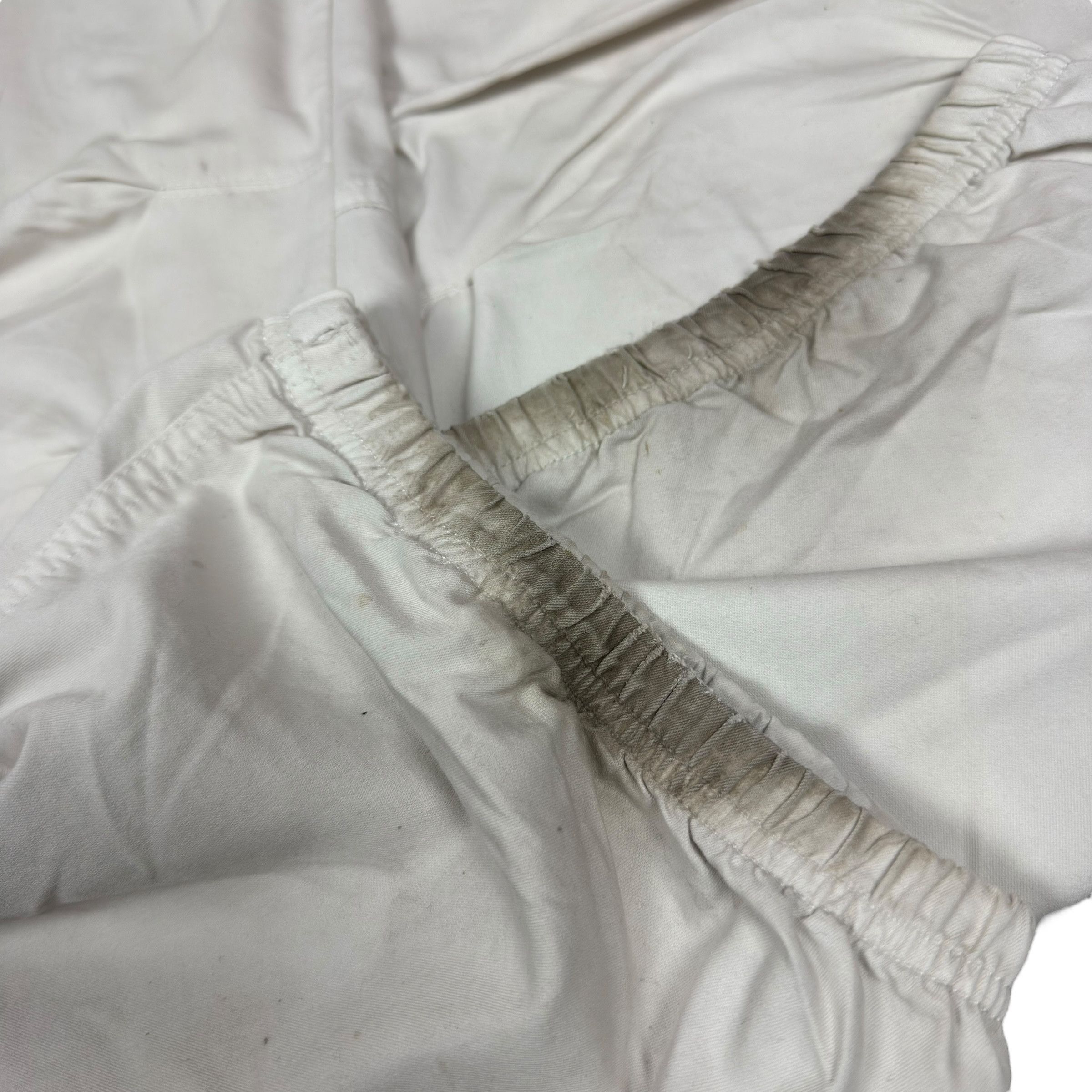 Nike × Vintage Nike Dri-Fit Women's White Swoosh Straight Leg Pants 10 Size 32" / US 10 / IT 46 - 5 Thumbnail