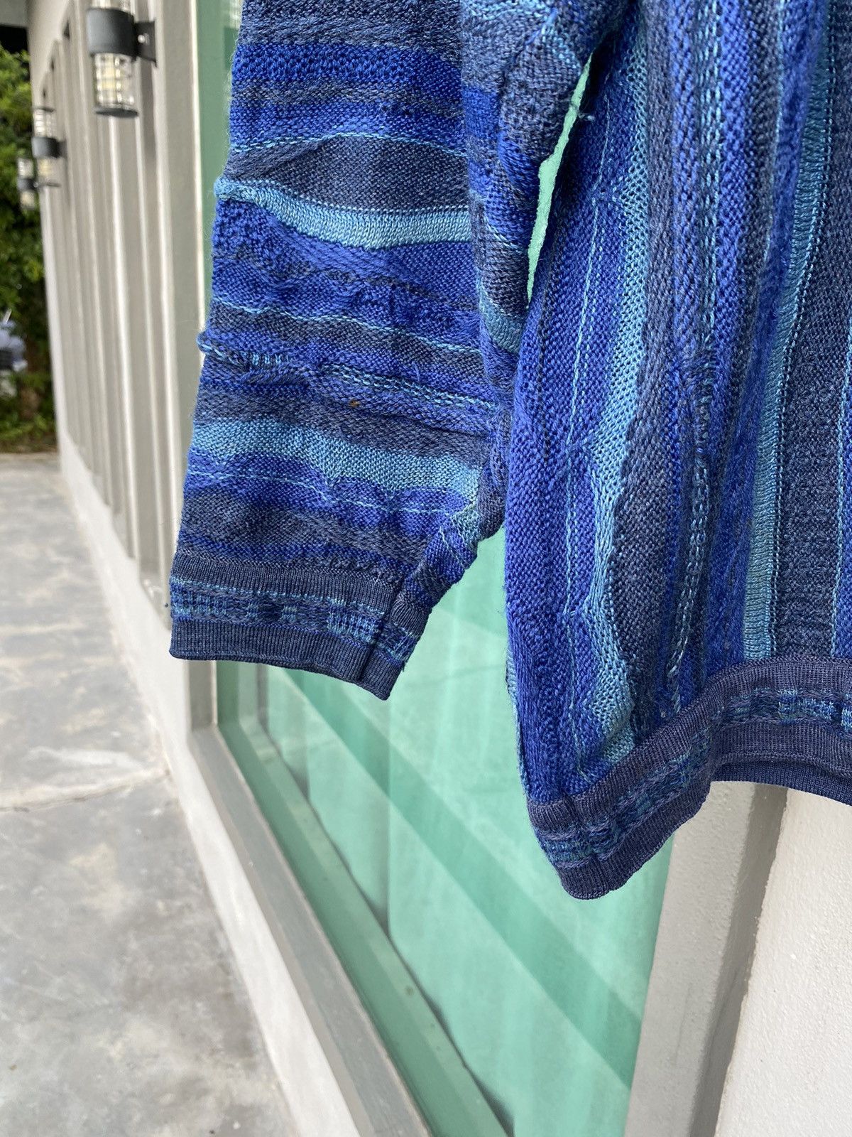 Designer × Vintage Vintage Cableknit Sweater lik Coogi Size US L / EU 52-54 / 3 - 3 Thumbnail