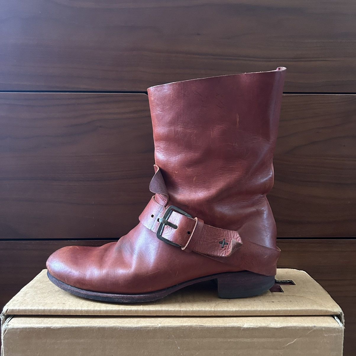 Ma+ MAURIZIO AMADEI ENGINEER BOOTS Size US 7 / IT 37 - 6 Thumbnail