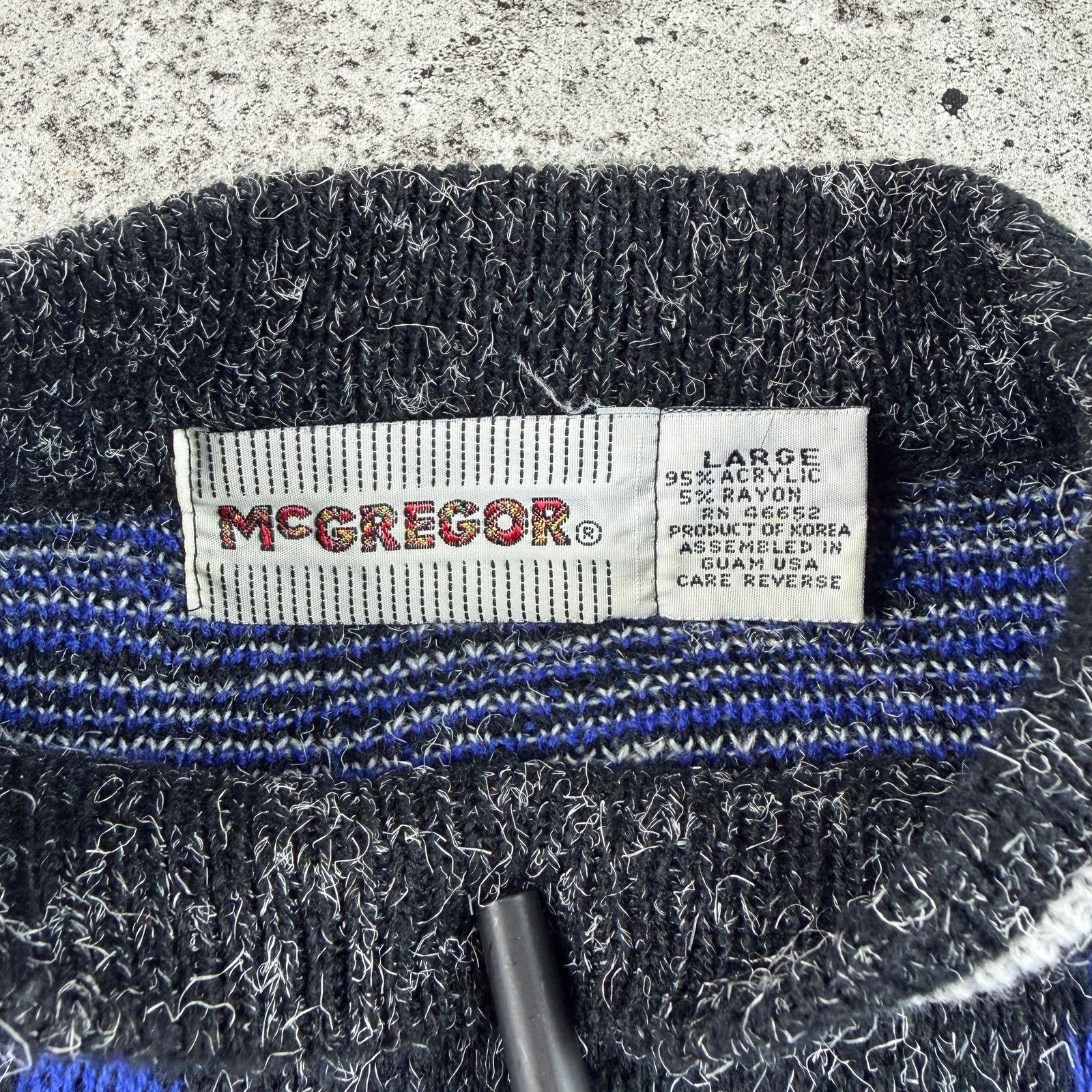 McGregor Vintage Sweater Snowflake Design Size Large Preppy McGregor Size US L / EU 52-54 / 3 - 2 Thumbnail
