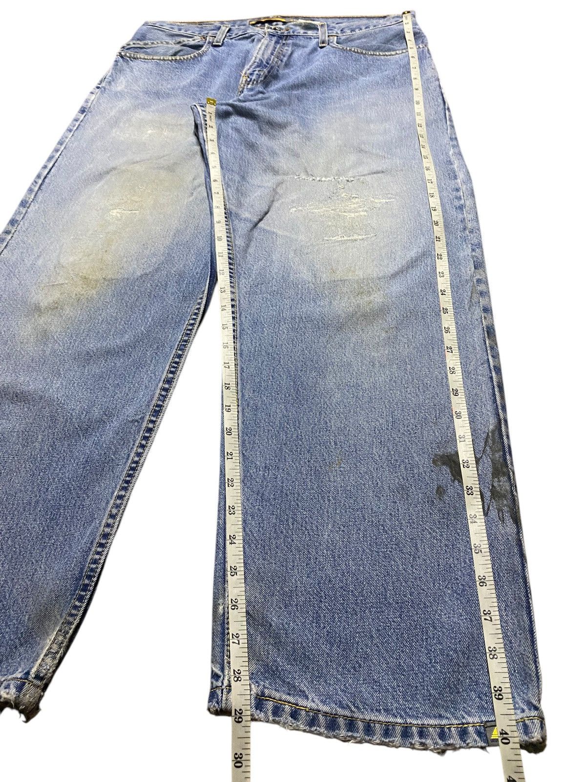 Levi's Vintage Levis Baggy Silver Tab Jeans Size US 35 - 17 Thumbnail