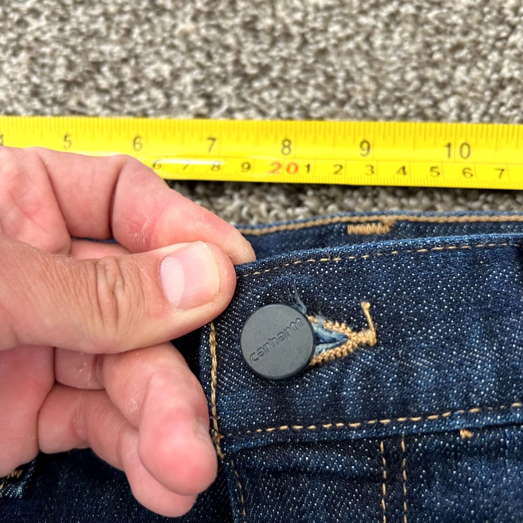 Carhartt Carhartt Flame Resistant Rugged Flex Blue Jeans Relaxed Fit 32x32 Workwear Size US 32 / EU 48 - 7 Thumbnail