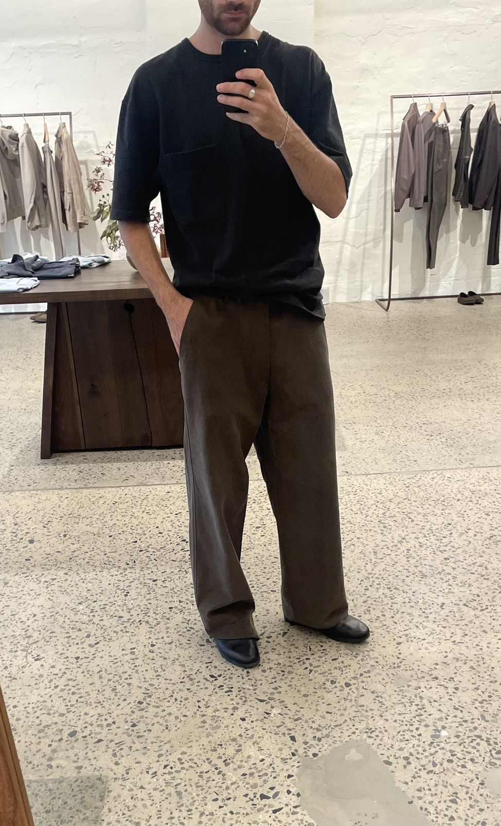 Stoffa Stoffa Extra Wide Plain Front Trouser Size US 31 - 6 Thumbnail