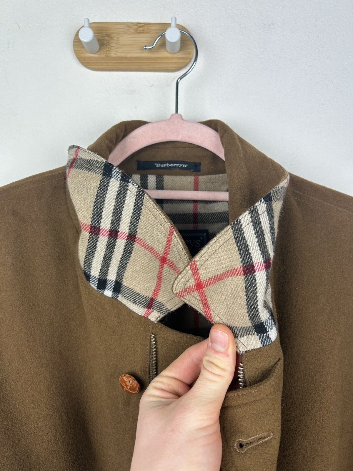 Burberry Burberry Wool Duffle Coat Nova Check England Size US L / EU 52-54 / 3 - 10 Thumbnail