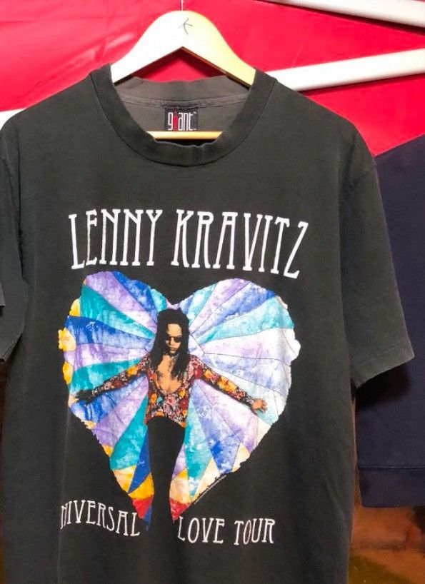 Band Tees Rare Vintage 90s OG Lenny Kravitz (Universal Love Tour) Size US L / EU 52-54 / 3 - 5 Thumbnail