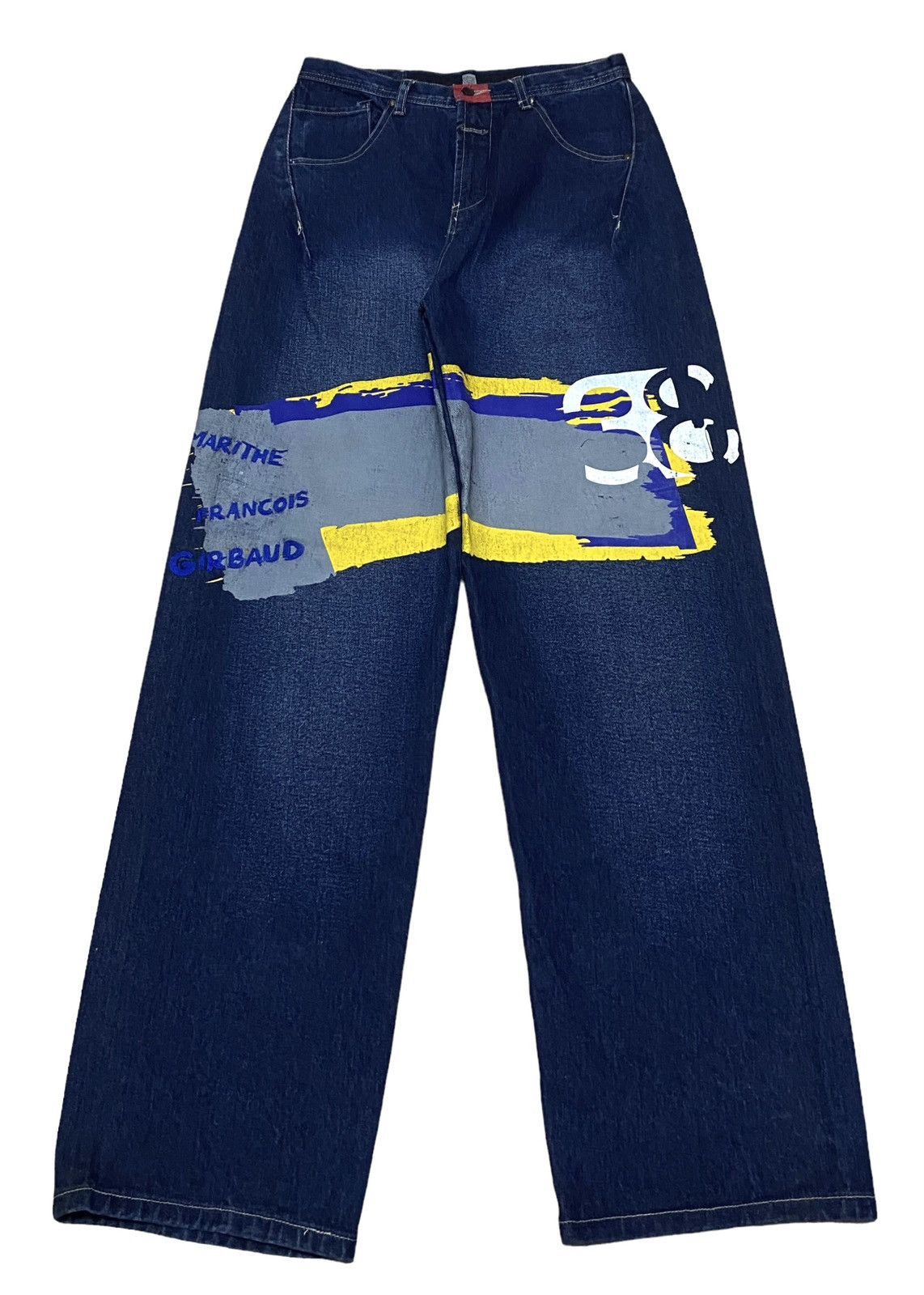 image of Archival Clothing x If Six Was Nine Very Vintage Marithe Francois Girbaud Baggy Jeans 1990S in Deni