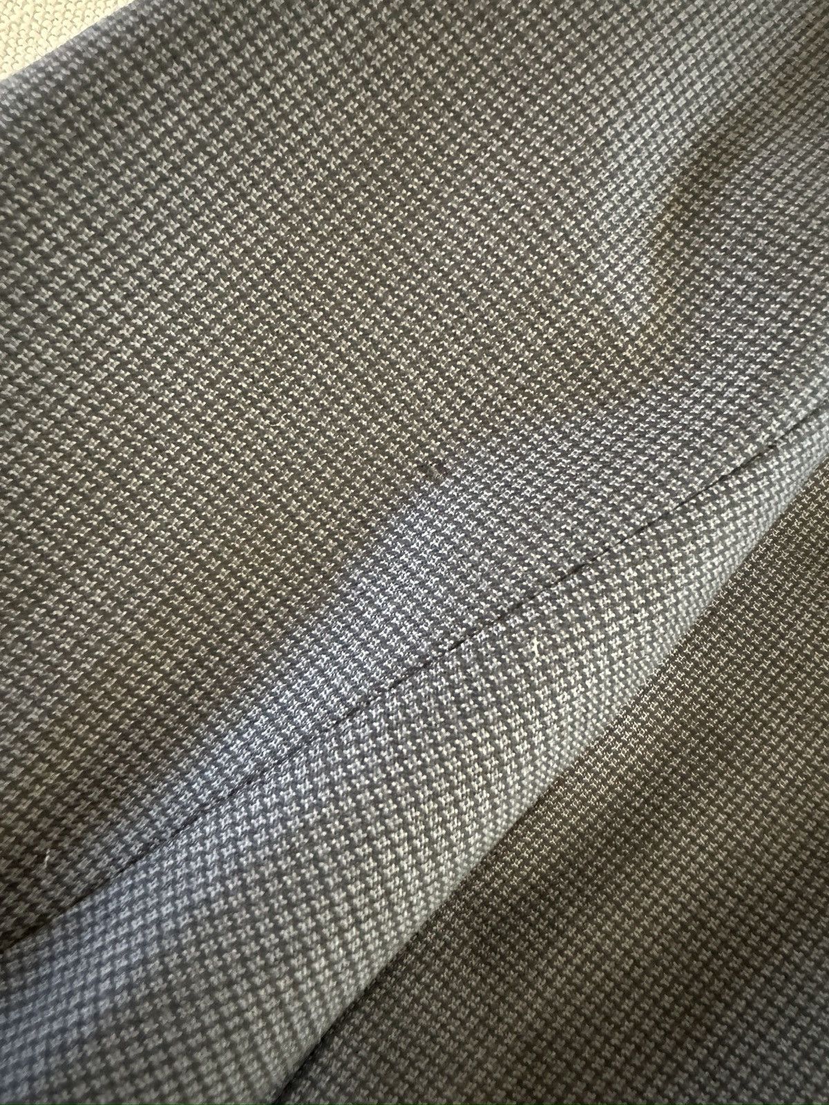 Vintage × Yves Saint Laurent Yves Saint Laurent YSL Vintage Nailhead Jacket in Gray 48R Size 48R - 12 Thumbnail