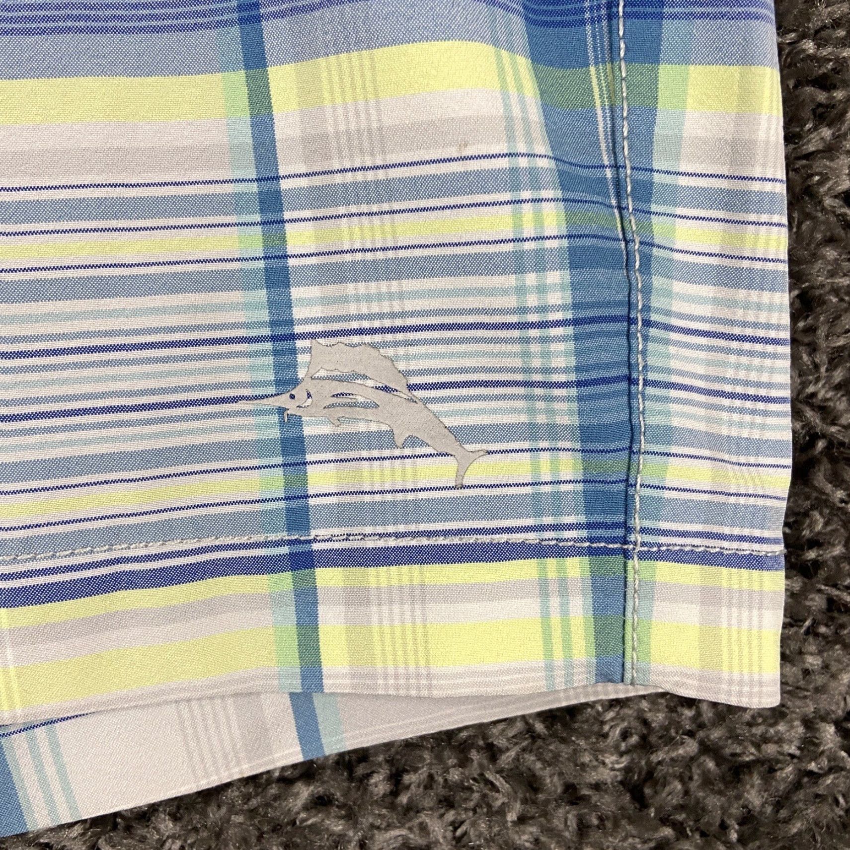 Tommy Bahama Tommy Bahama Shorts Chino Men 40 Blue Plaid Vintage? (if not vintage) Use: Tommy Bahama Blue Green Plaid Shorts Men 40 Blue Plaid Chino for Men Size US 40 / EU 56 - 3 Thumbnail