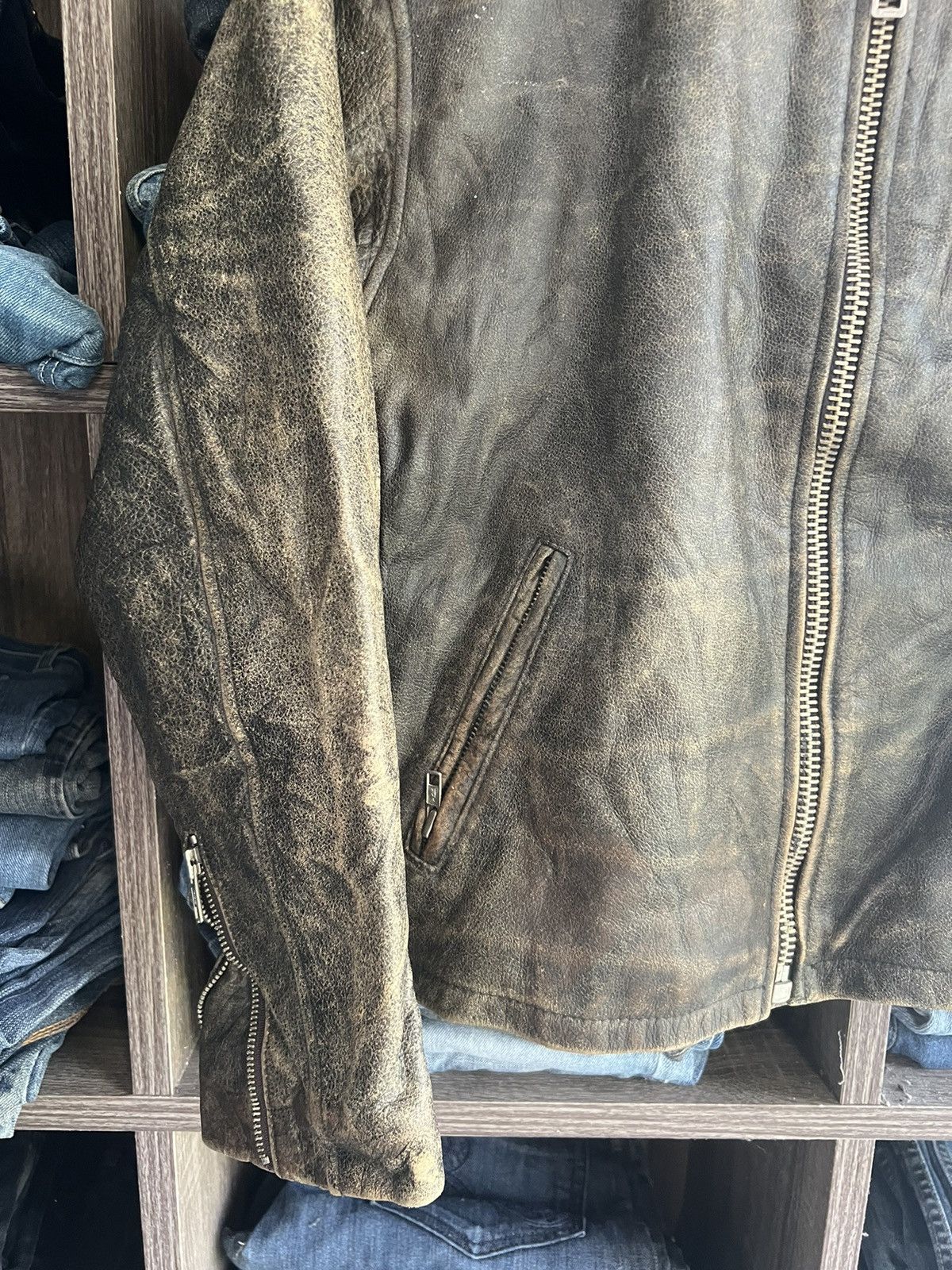Other 🔥Vintage Freedom Leather Biker Jacket Size US S / EU 44-46 / 1 - 7 Thumbnail