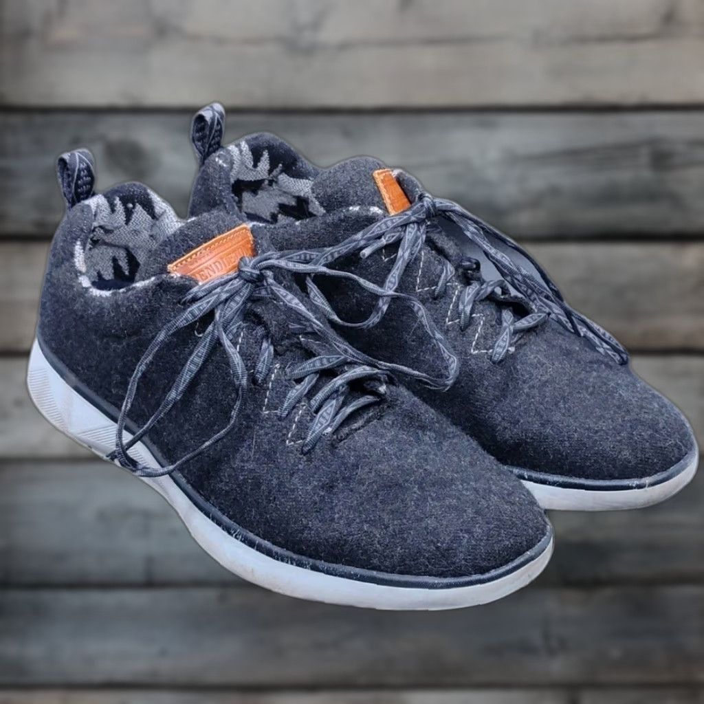 Pendleton VINTAGE Pendleton Wool Blend Women's Sneakers Casual Shoes US Size 9 Charcoal Black Slip Resistant Vibram Size US 7 / IT 37 - 1 Thumbnail