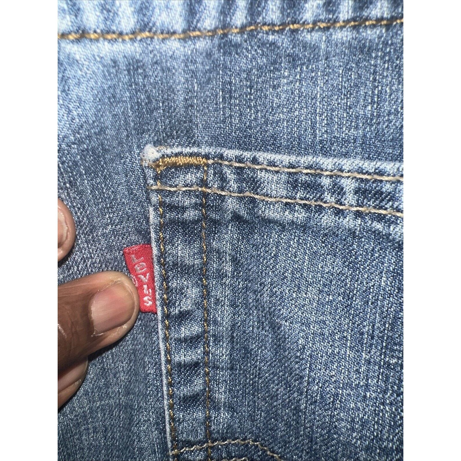 Levi's Levis 527 Jeans Men's 38x30 Blue Bootcut Medium Wash Denim Size US 38 / EU 54 - 7 Thumbnail
