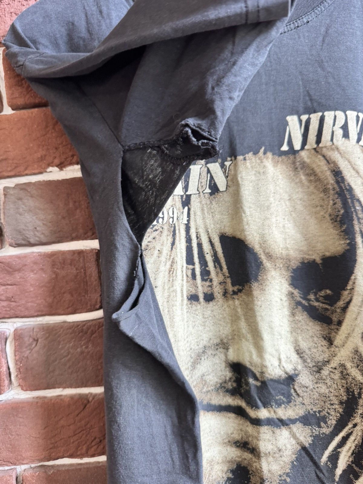 Band Tees Vintage 90s Nirvana Kurt Cobain I Hate Myself Band T-shirt Size US XL / EU 56 / 4 - 4 Thumbnail