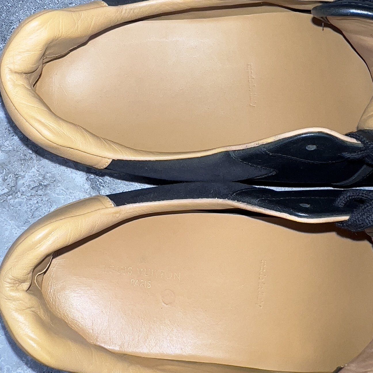 Louis Vuitton Abbesses black leather sneakers Size US 12.5 / EU 45-46 - 8 Thumbnail