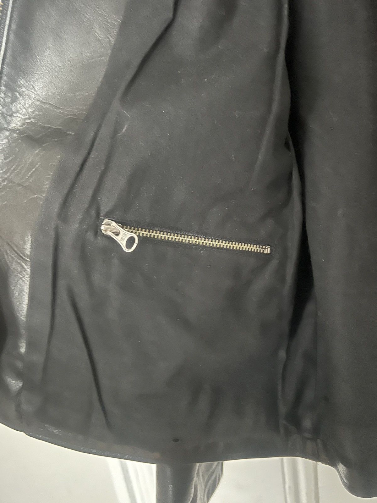 John Varvatos John Varvatos Black Smooth Leather Cafe Racer leather Jacket Size US M / EU 48-50 / 2 - 8 Thumbnail