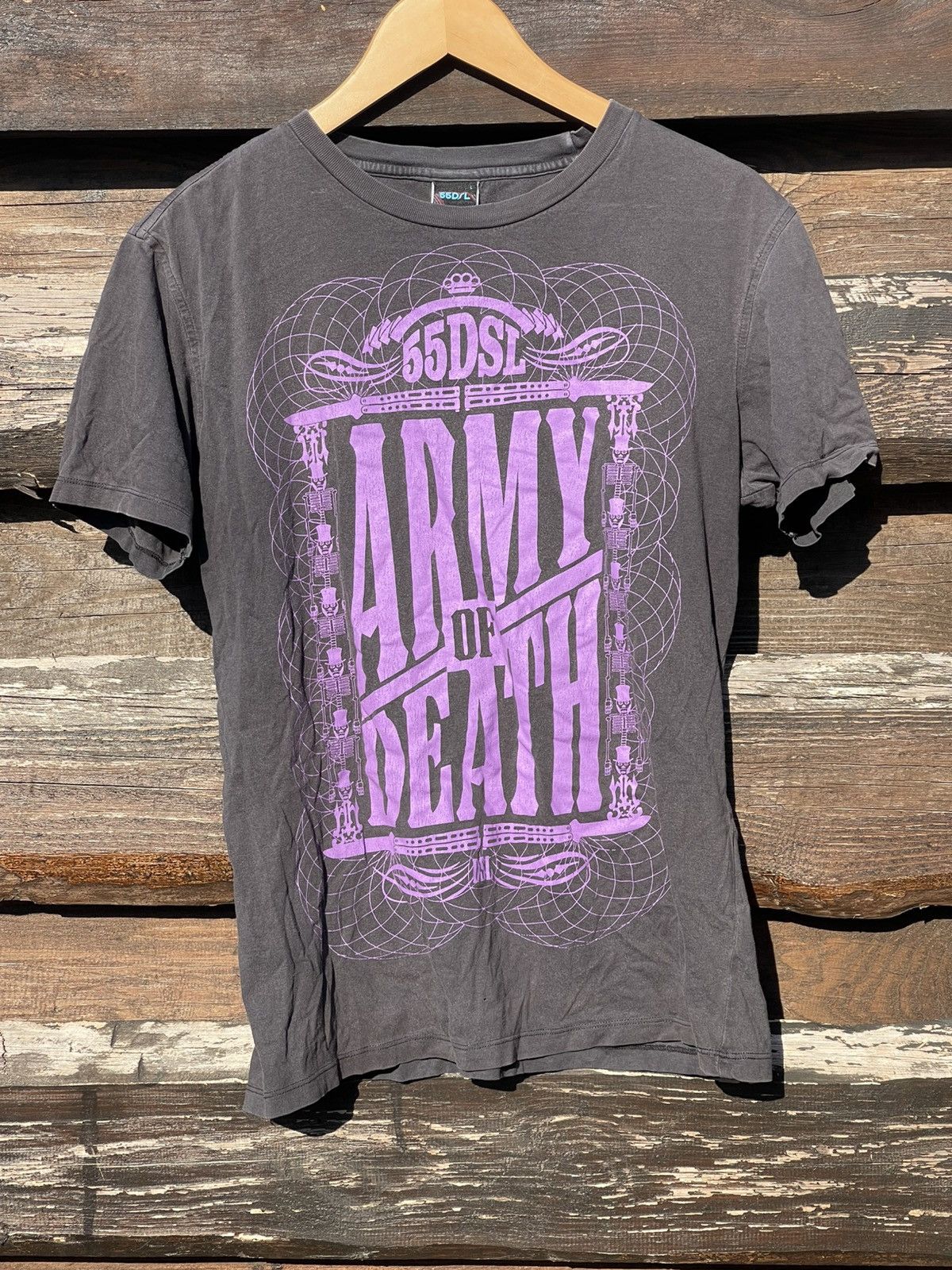 55DSL 55DSL Army Of Death vintage t-shirt black Size US L / EU 52-54 / 3 - 1 Thumbnail
