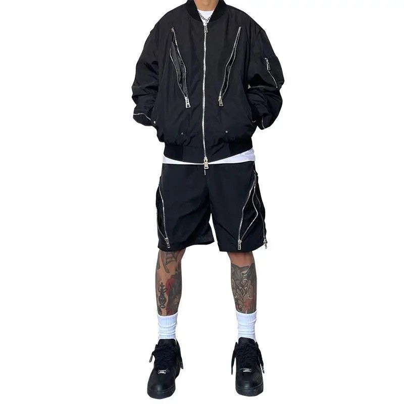 Japanese Brand Streetwear Zipper Retro Design Shorts Y2k Size US 30 / EU 46 - 2 Thumbnail