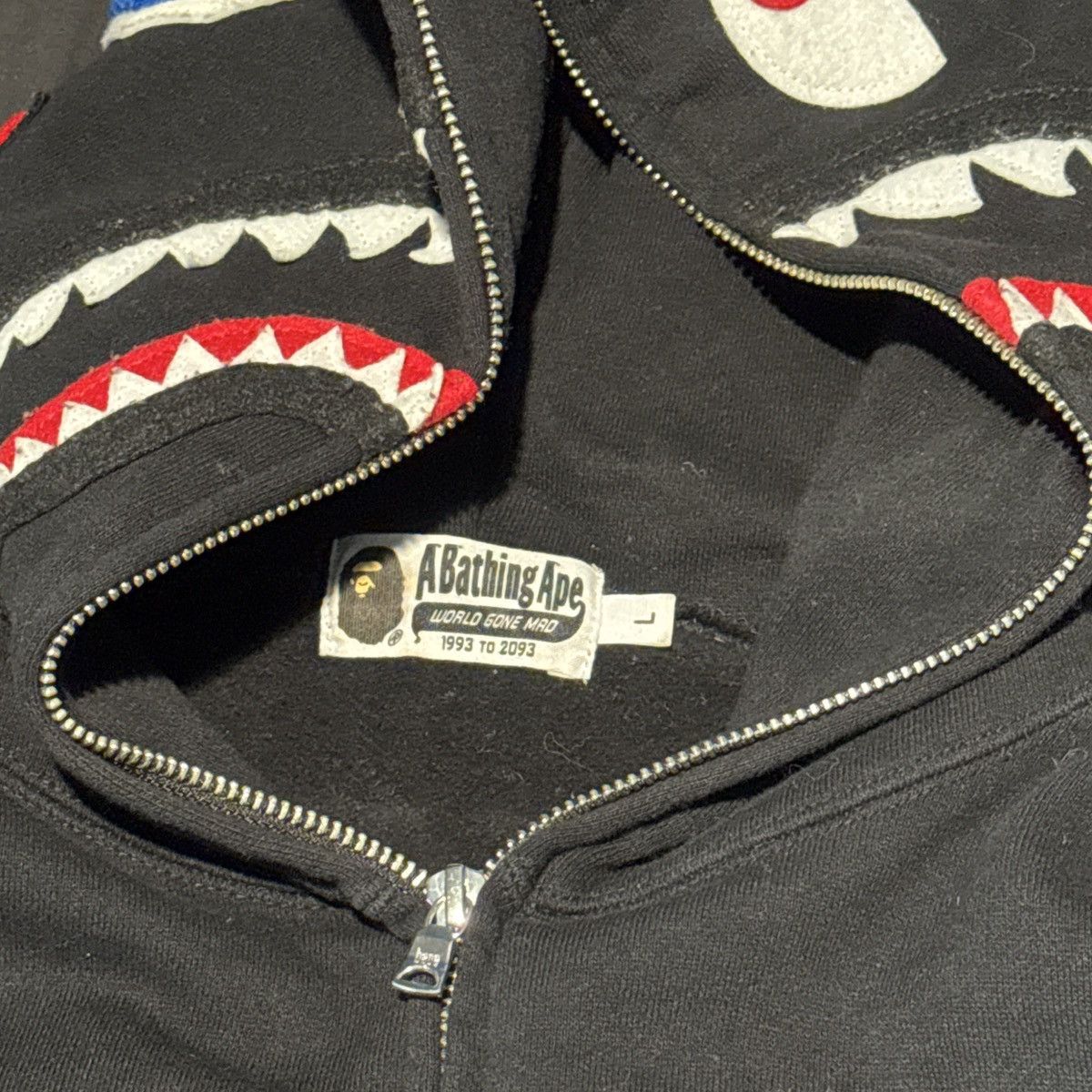 Bape Black bape zip up sweater Size US L / EU 52-54 / 3 - 2 Thumbnail