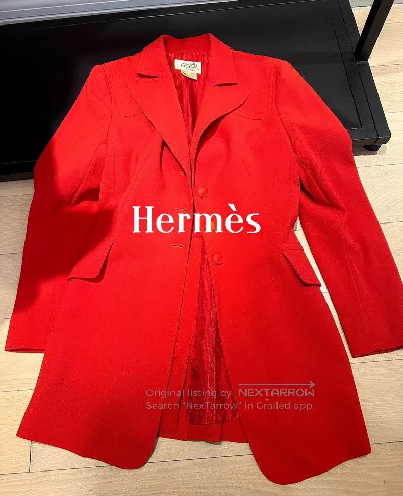 Hermes Hermes 100% Wool Coat Size S / US 4 / IT 40 - 1 Thumbnail