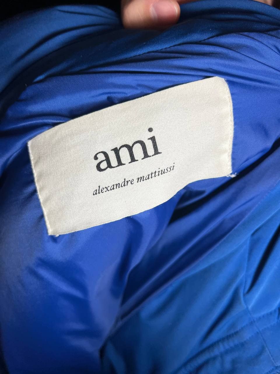 AMI AMI Paris Ami de Coeur-Patch Padded Jacket Blue Size US L / EU 52-54 / 3 - 3 Thumbnail
