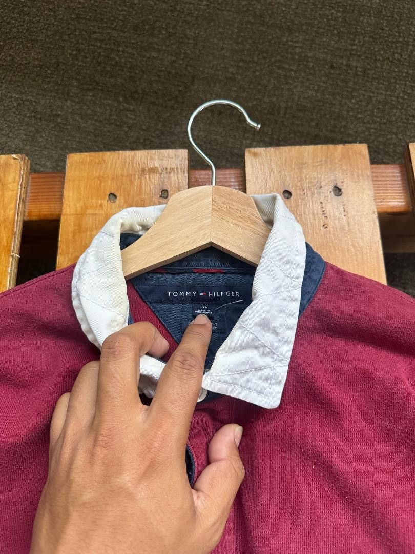 Designer × Other × Tommy Hilfiger TOMMY HILFIGER RUGBY SHIRT Size US L / EU 52-54 / 3 - 6 Thumbnail