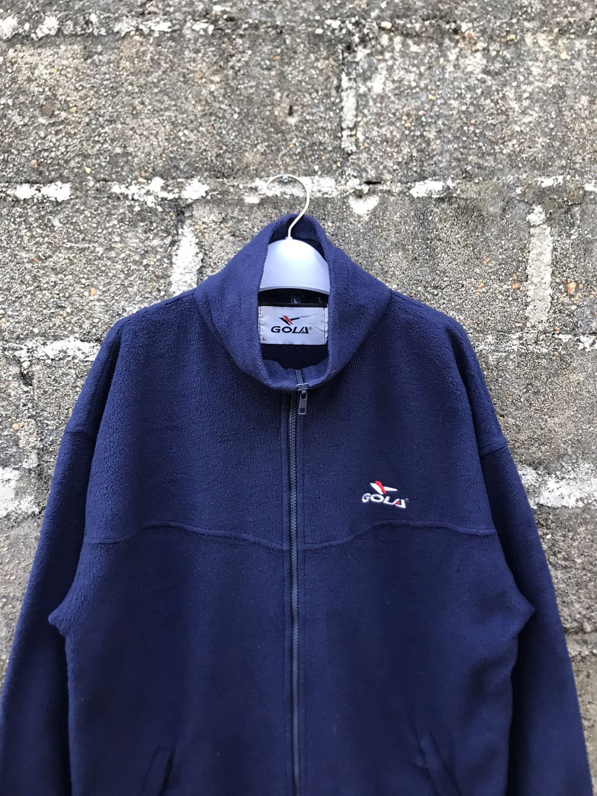 Gola ⚡️Vintage Gola Fleece Zipper Sweater Jacket Size US L / EU 52-54 / 3 - 5 Thumbnail
