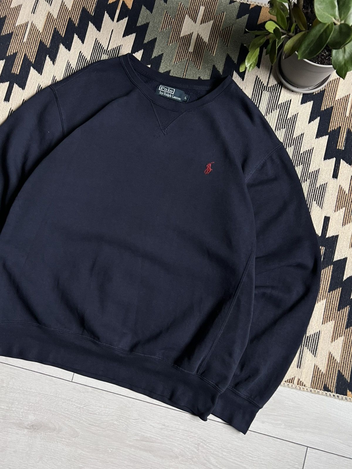 Polo Ralph Lauren × Vintage Vintage Ralph Lauren Polo Sweatshirt Size US L / EU 52-54 / 3 - 1 Thumbnail