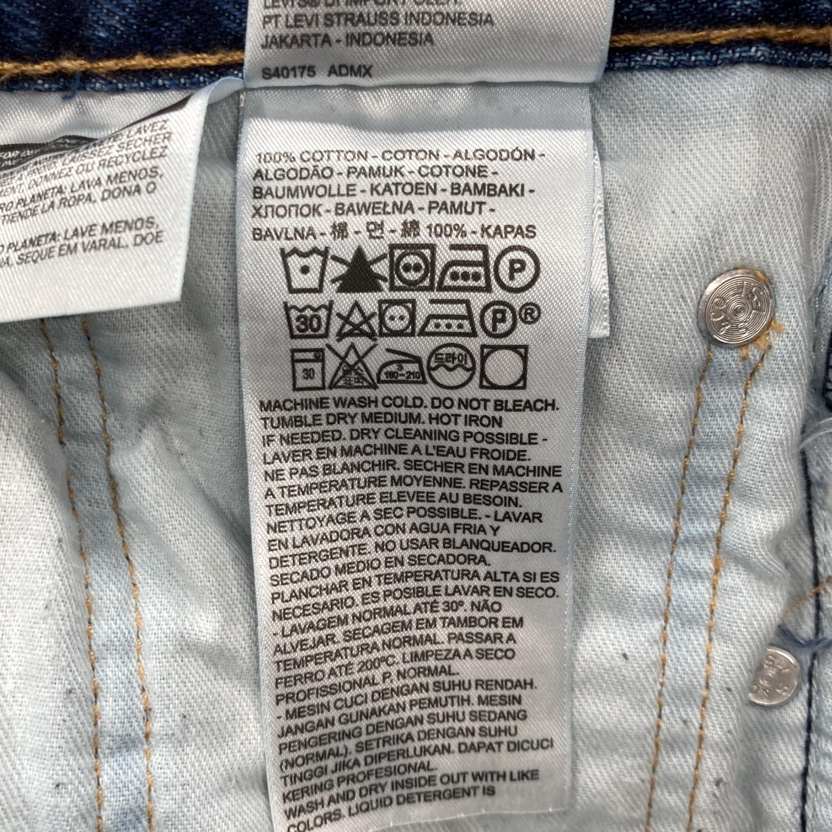 Levi's Levi's 517 Jeans Mens 36x30 Blue Medium Wash Bootcut Denim Five Pocket Red Tab Jeans Size US 36 / EU 52 - 5 Thumbnail
