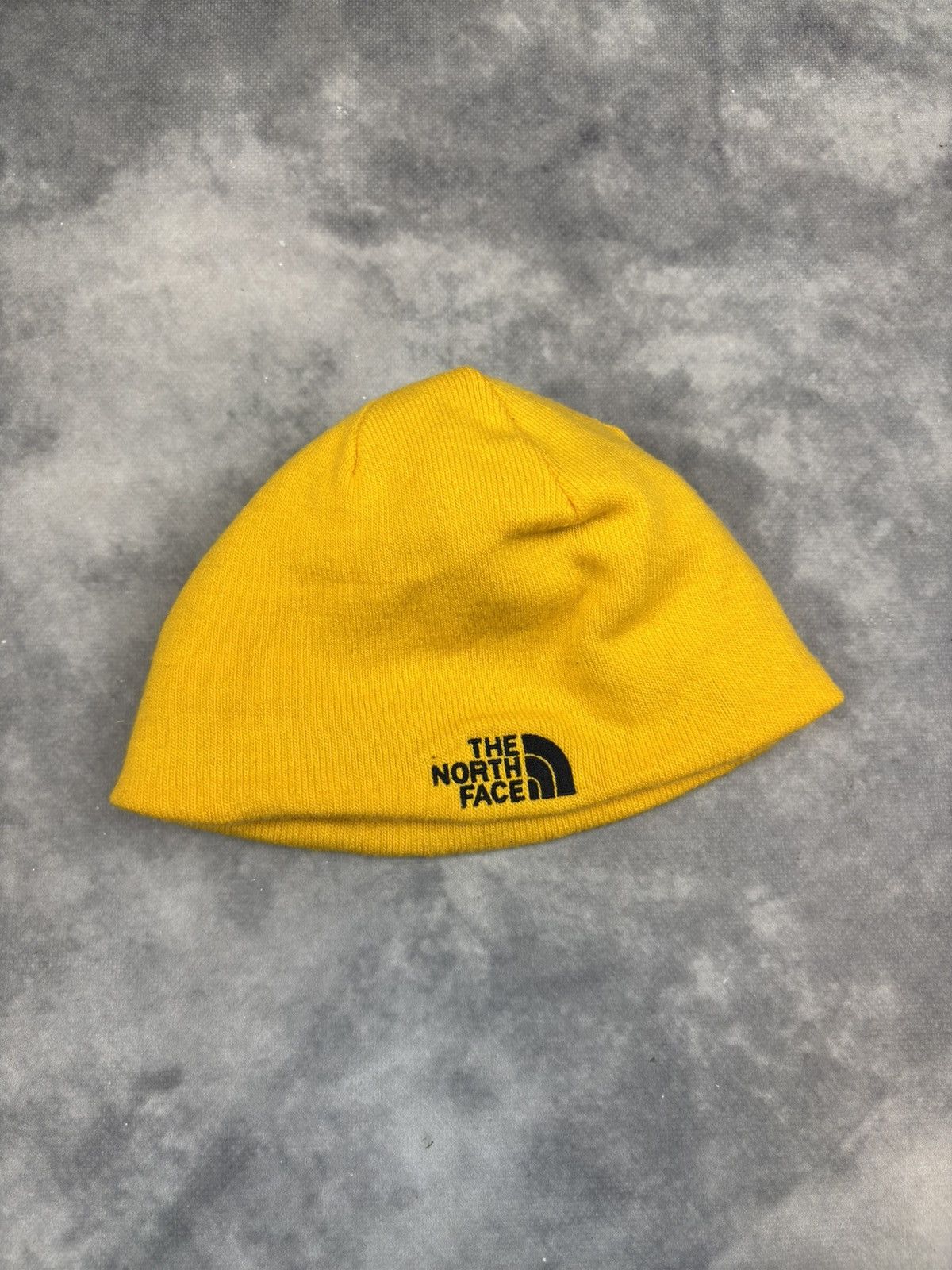 The North Face The North Face Reverse Beanie Black Yellow Streetwear Cap Size ONE SIZE - 1 Thumbnail