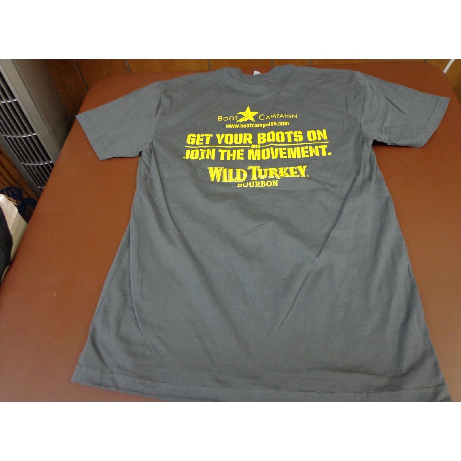 Next Level I've Earned These Boots! Proud US Veteran Boot Campaign T Shirt Medium Gray Nike? Size US M / EU 48-50 / 2 - 8 Thumbnail