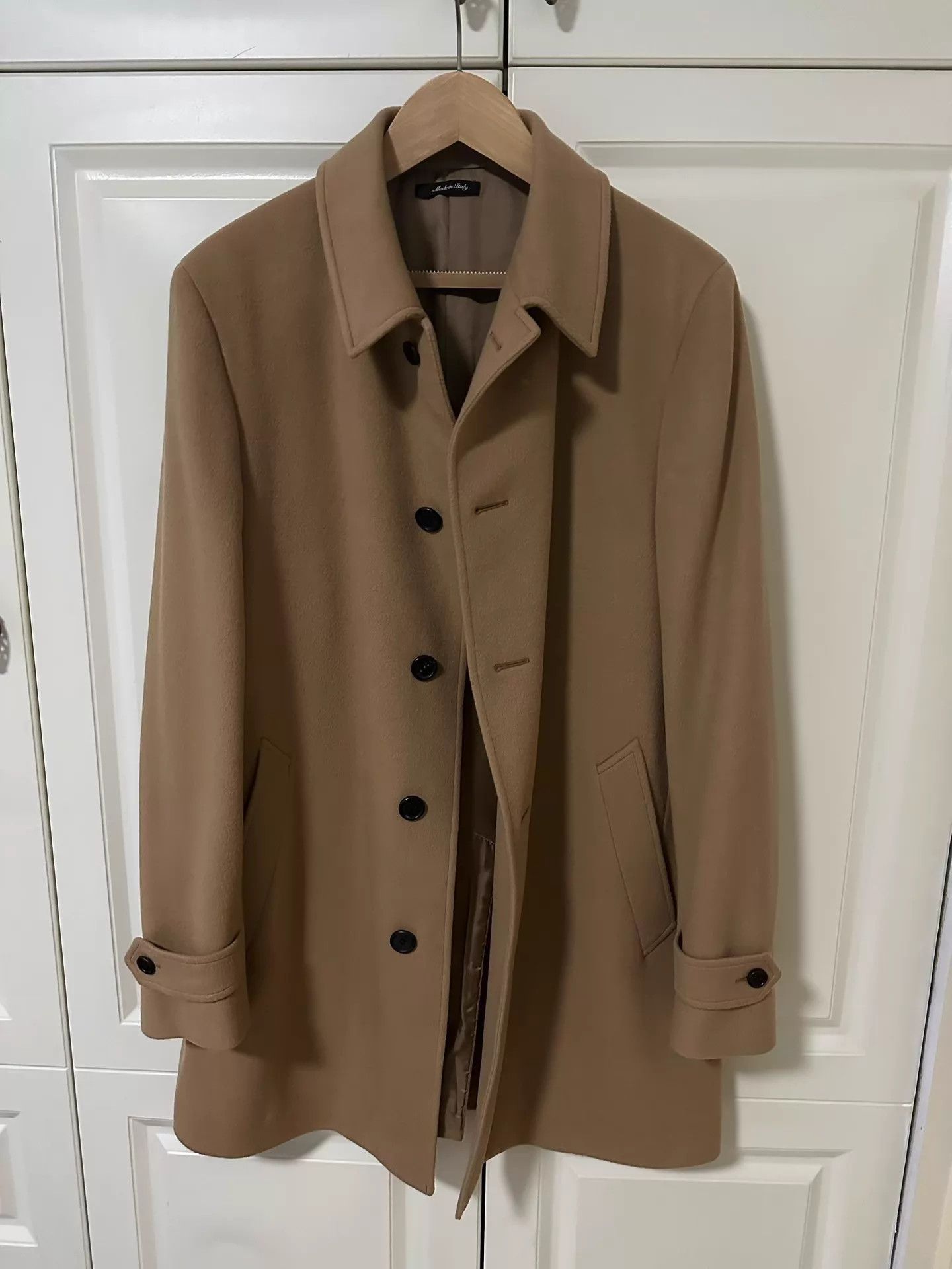 Alfred Dunhill Dunhill Gentleman Camel Cashmere Overcoat 54 Size US L / EU 52-54 / 3 - 1 Thumbnail
