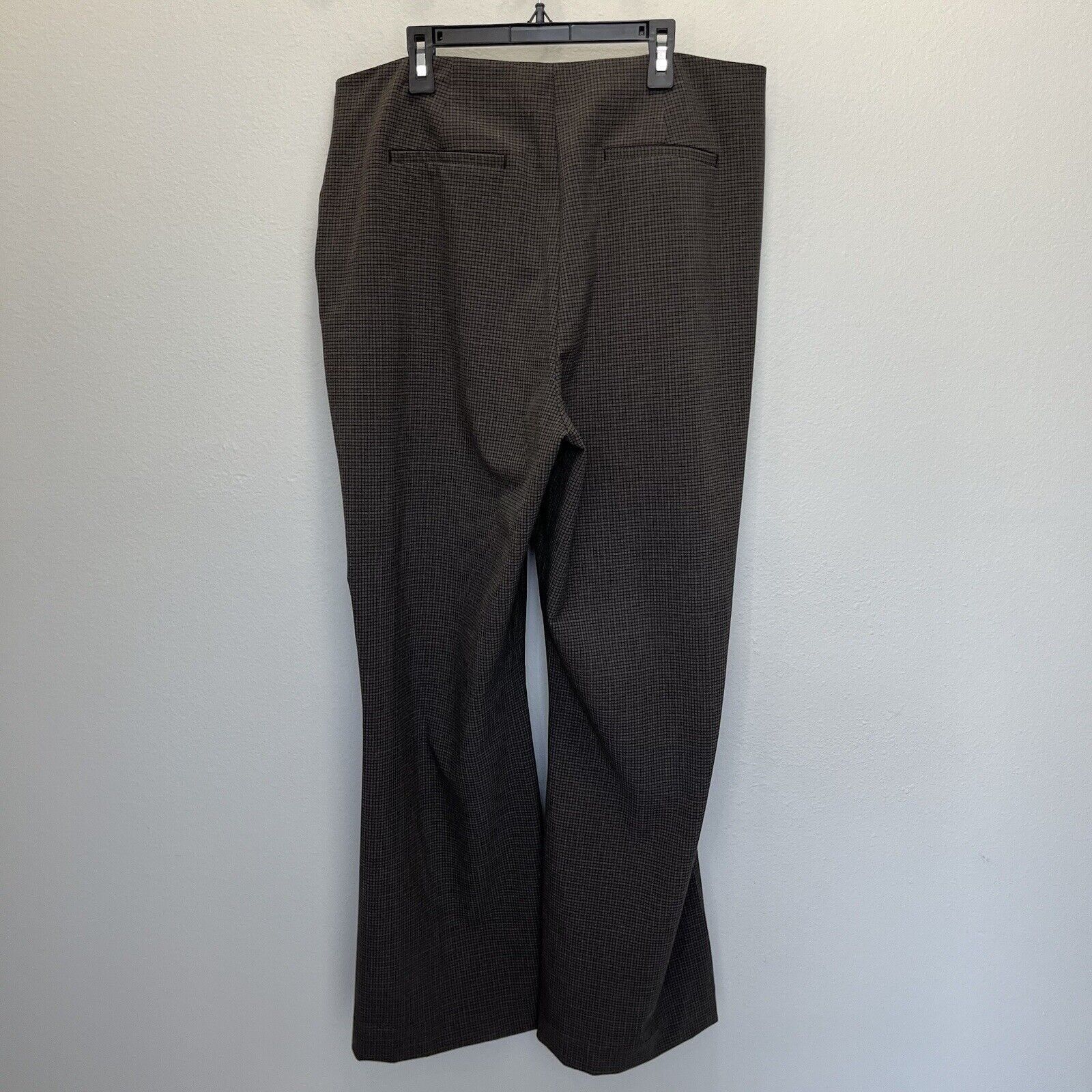 House of Harlow House of Harlow 1960 | Plaid Slit Trouser Pants Brown Sz 12 Size 34" / US 12 / IT 48 - 5 Thumbnail