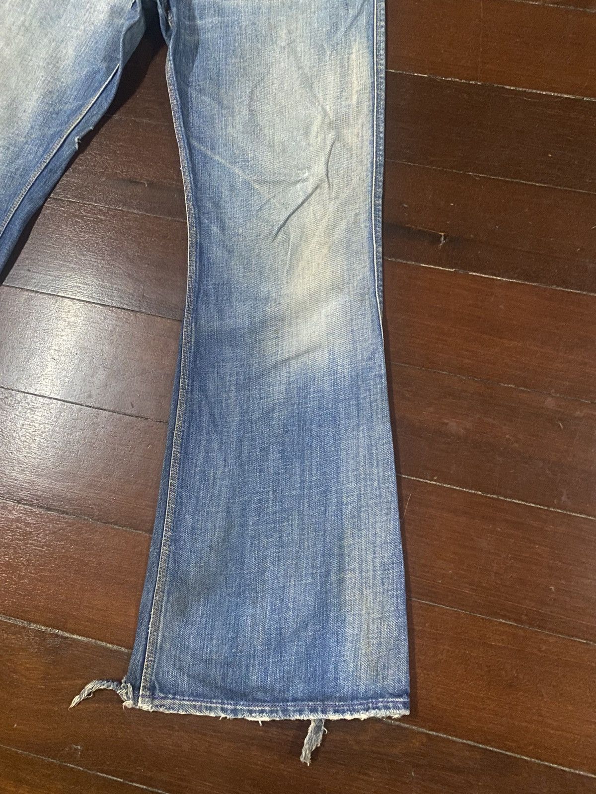 Diesel Vintage y2k Diesel Jeans Flared boot cut distressed wide Size US 33 - 4 Thumbnail