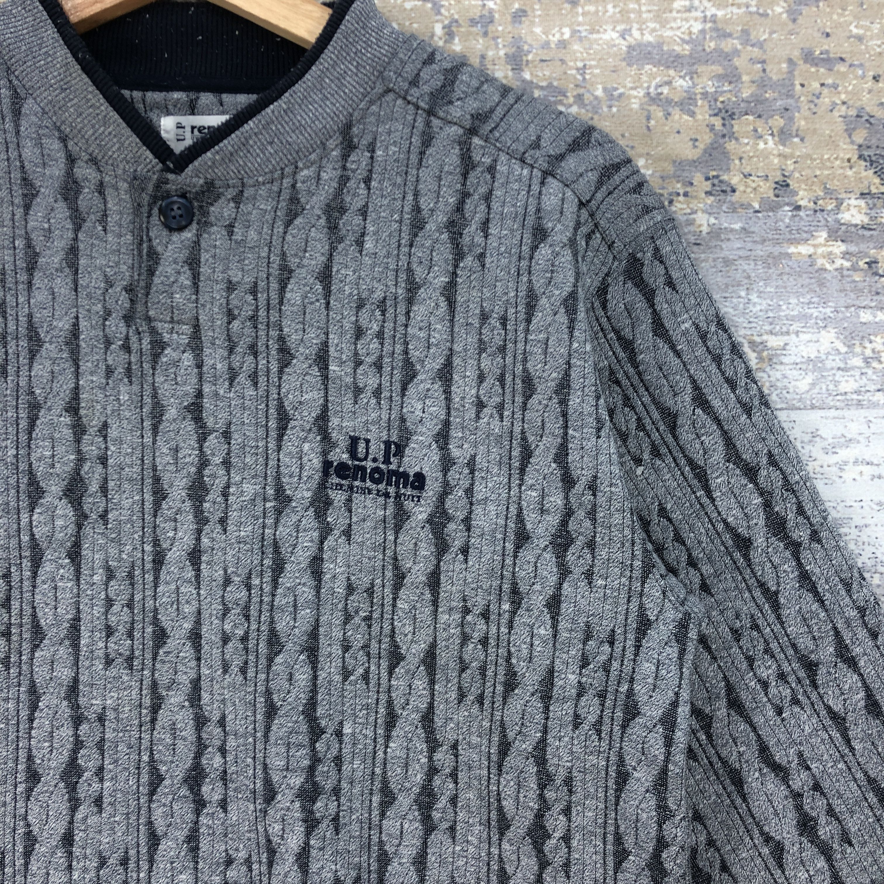 Renoma 90s Renoma Sweater Aran Isle Knitwear Sweatshirt Pullover Size US S / EU 44-46 / 1 - 3 Thumbnail
