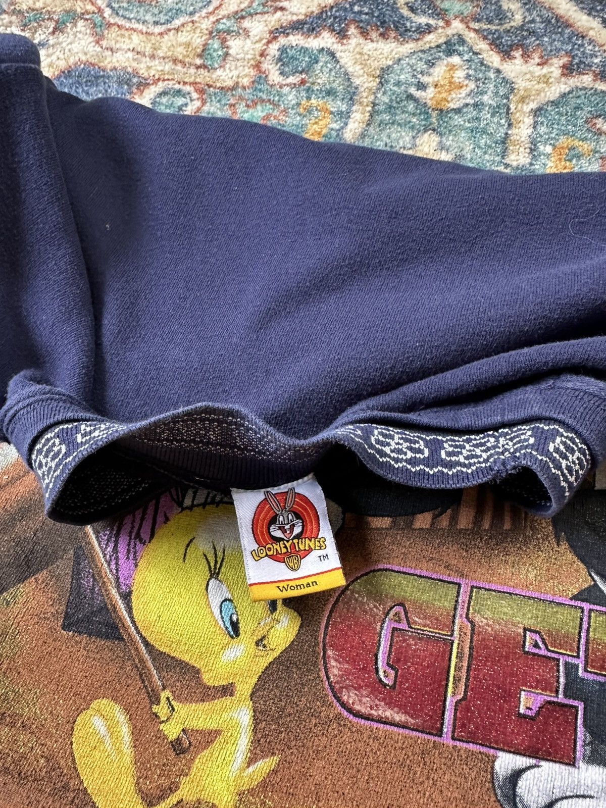 Vintage Vintage Looney Tunes Tweety And Sylvester Crewneck Large Size US L / EU 52-54 / 3 - 3 Thumbnail
